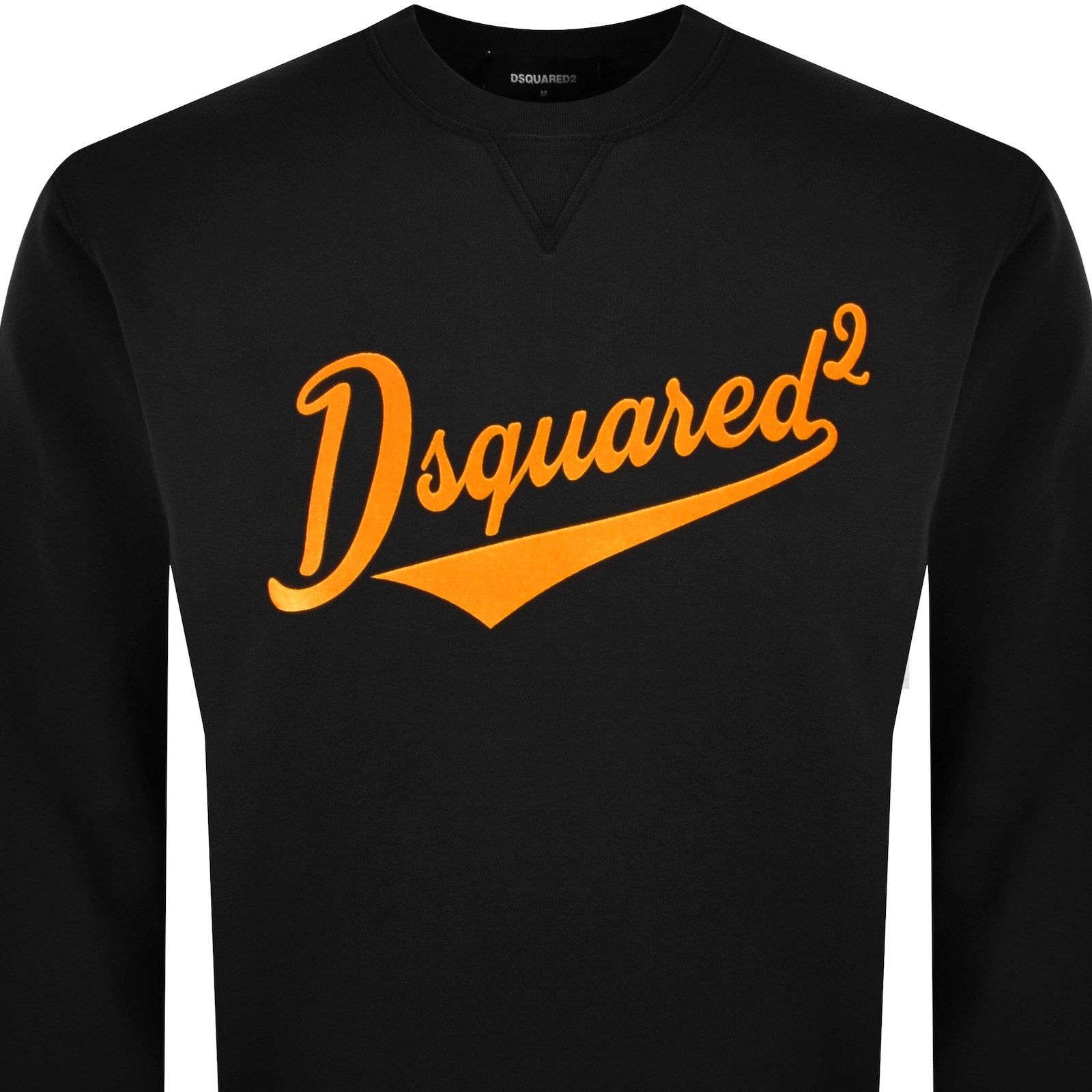 Dsquared2 Wool Pullover With Logo In Black