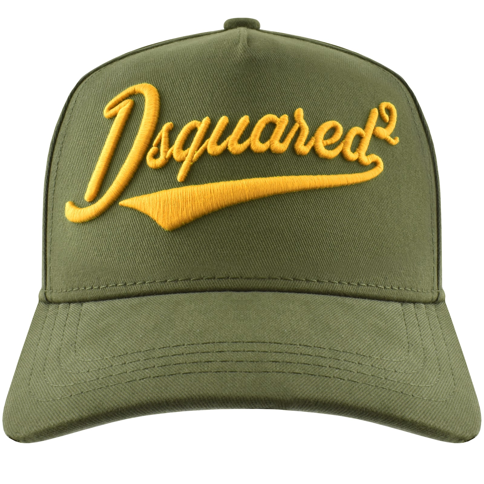 Dsquared2 Logo-embroidered Curved Peak Baseball Cap In Green