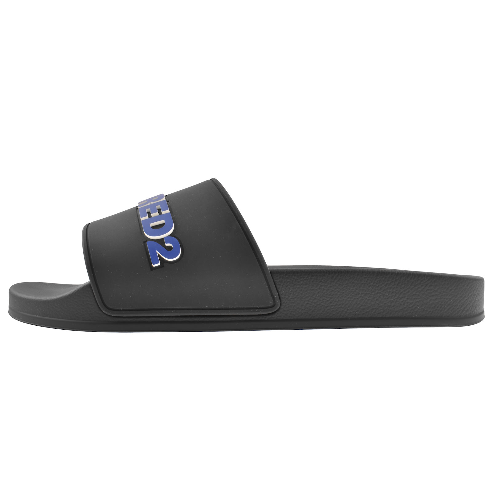 Shop Dsquared2 Logo Sliders Black