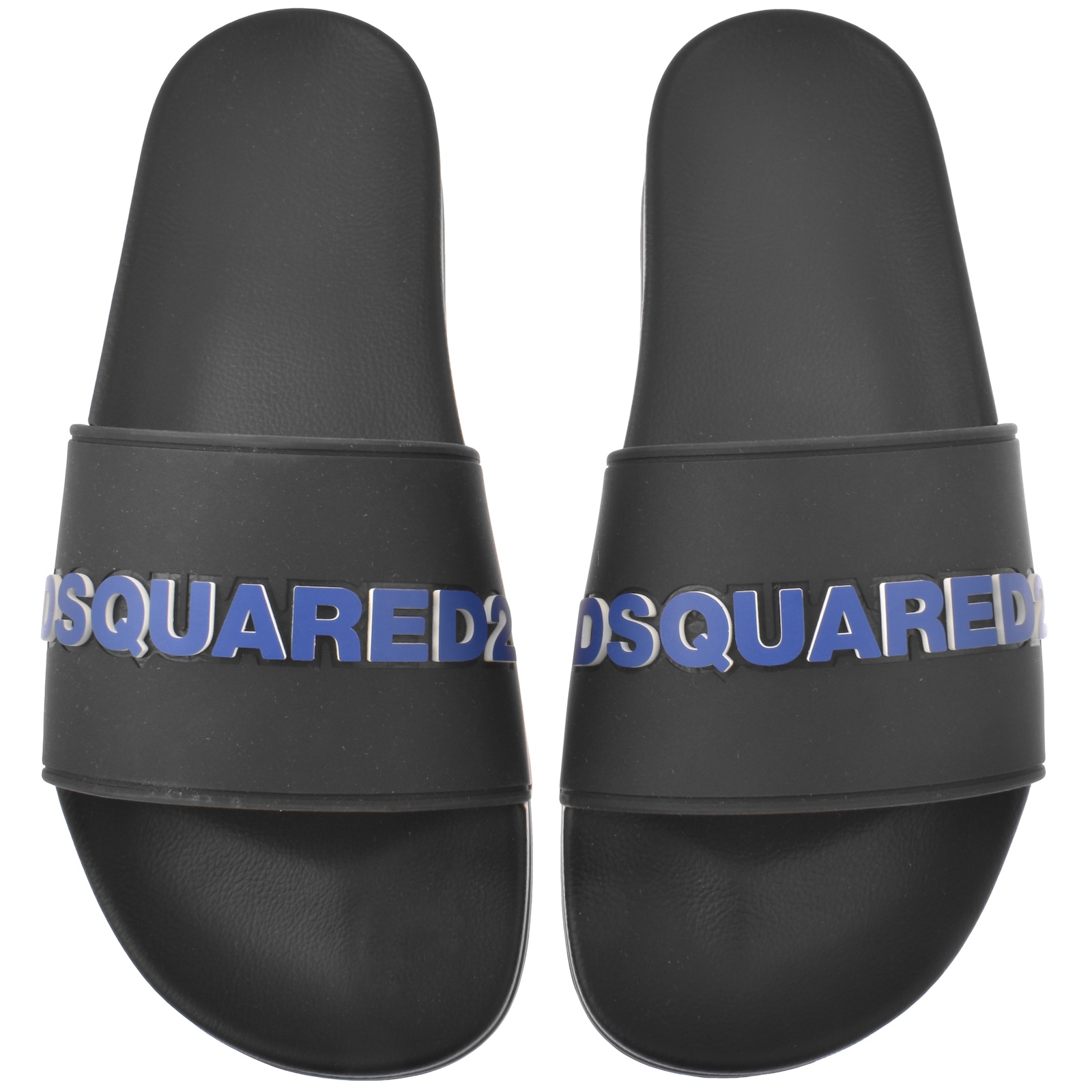 Shop Dsquared2 Logo Sliders Black