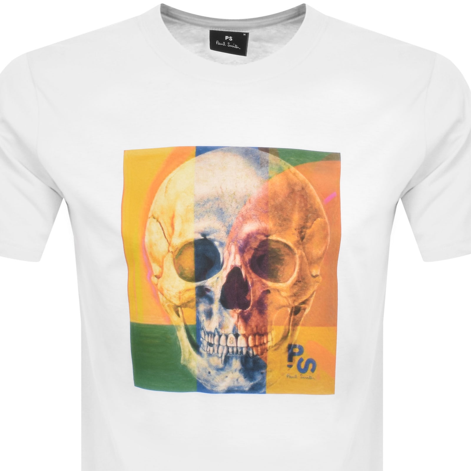 PAUL SMITH PAUL SMITH SKULL T SHIRT WHITE