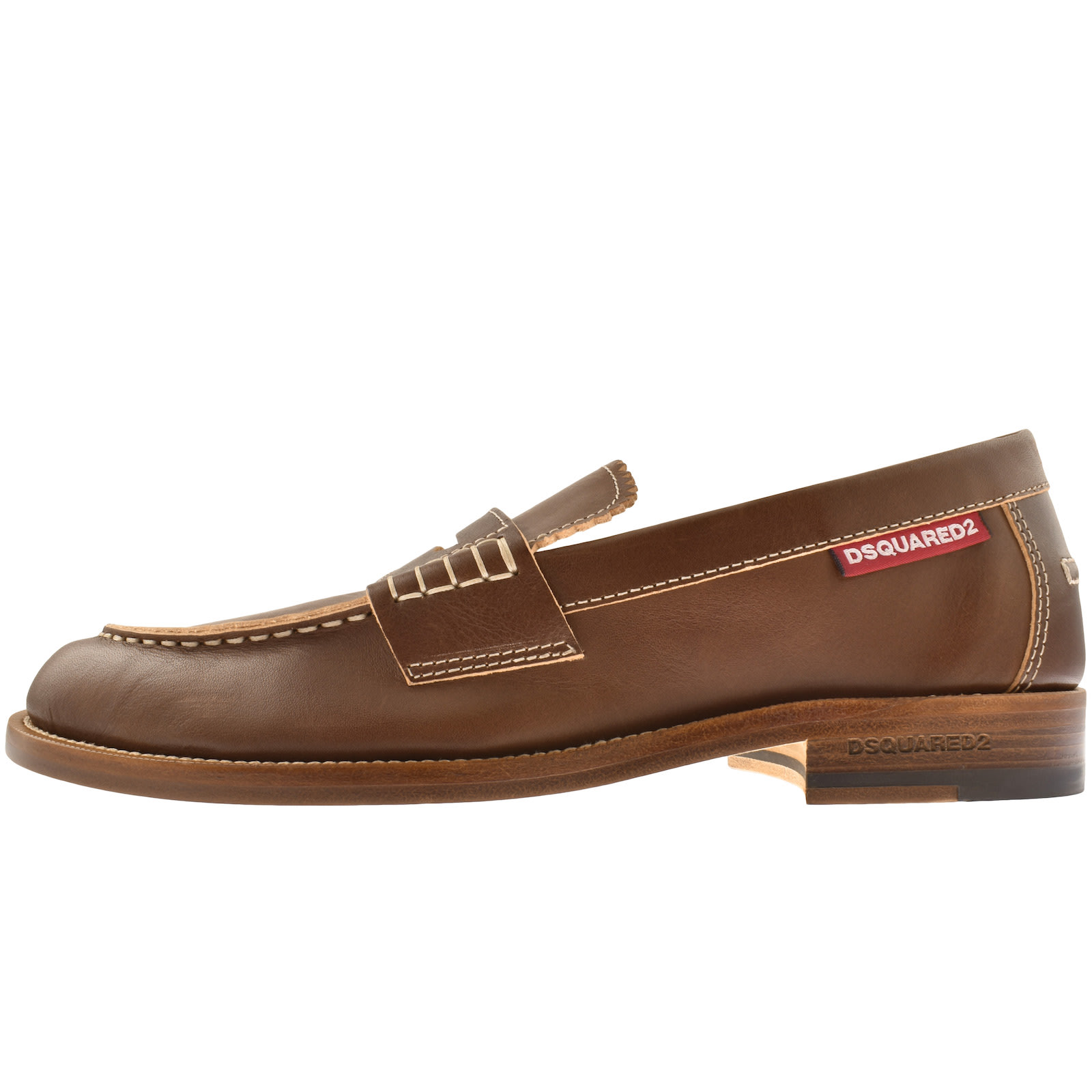 Shop Dsquared2 Explorer Loafers Brown