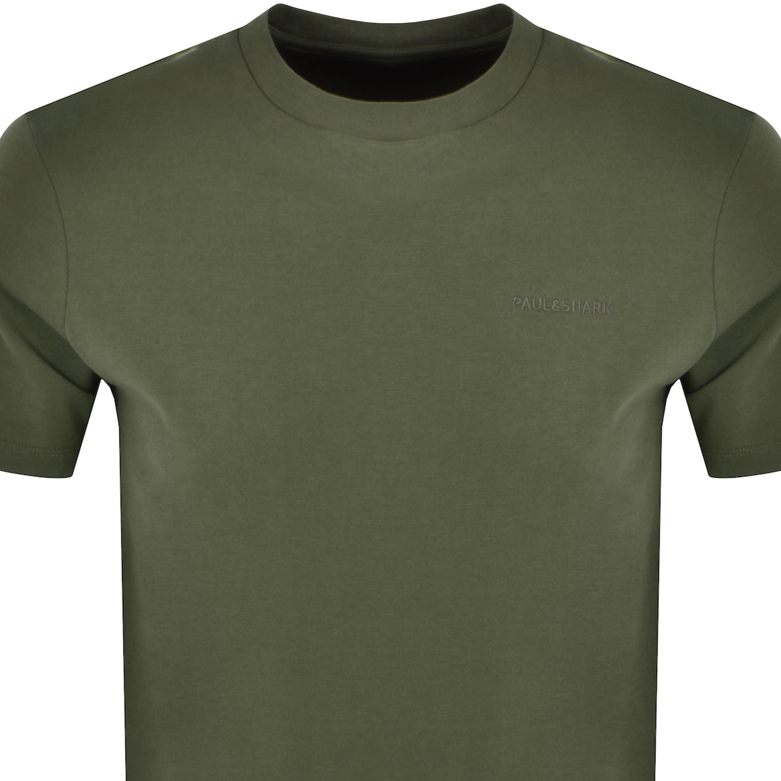 Paul & Shark Paul And Shark Logo T Shirt Green In Green