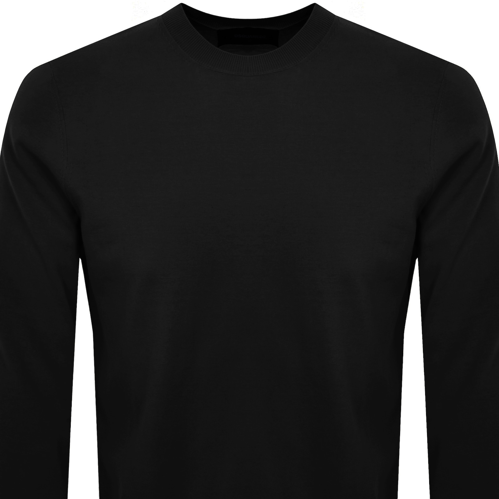 Dsquared2 Crew Neck Knit Jumper Black In Black