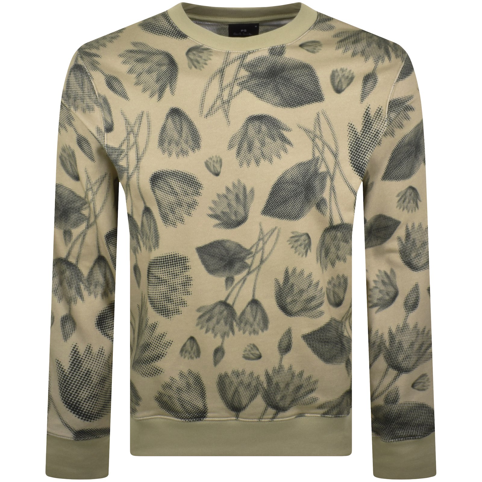 PAUL SMITH PAUL SMITH CREW NECK SWEATSHIRT BEIGE