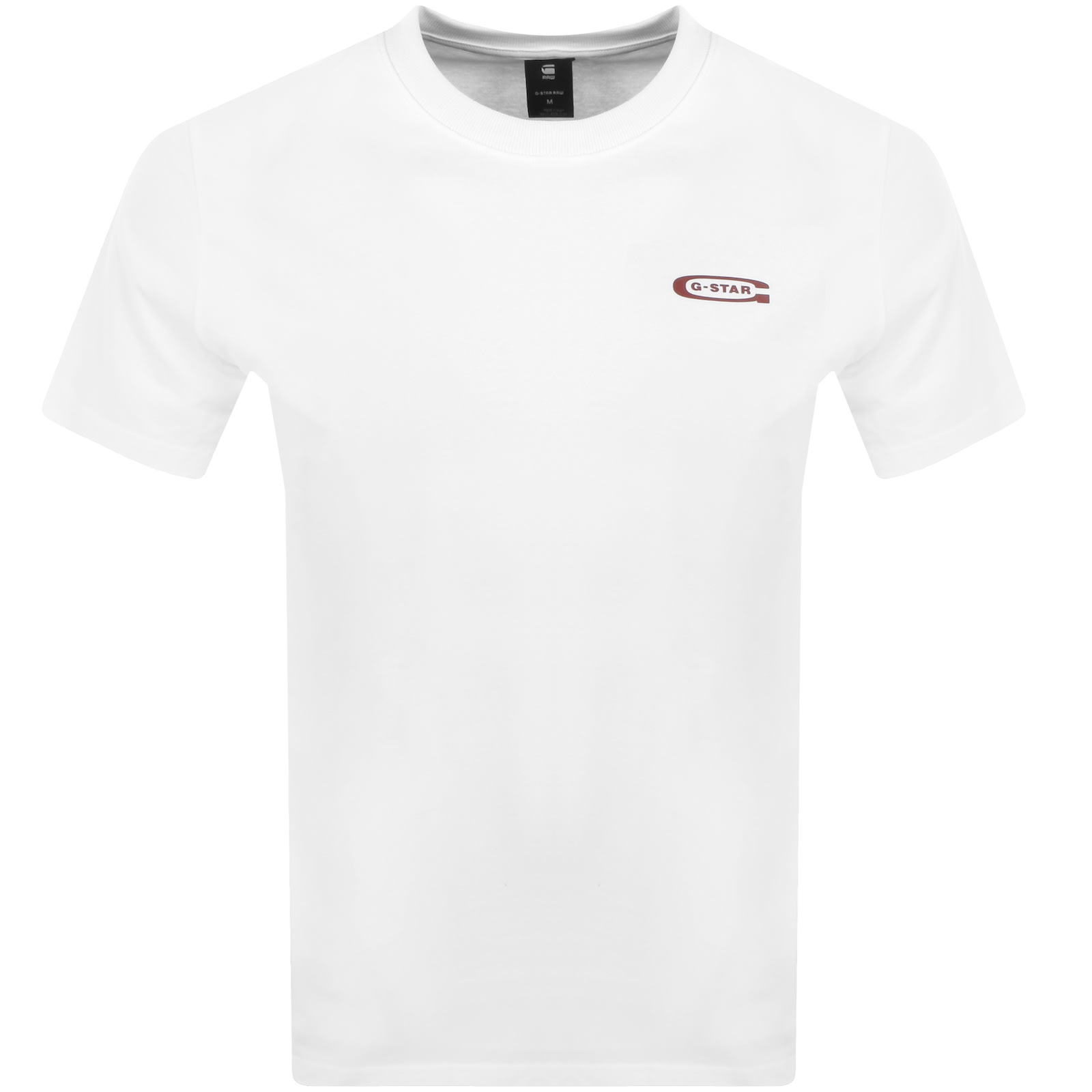 G-star Scaffolding Back Organic Cotton Graphic T-shirt In White