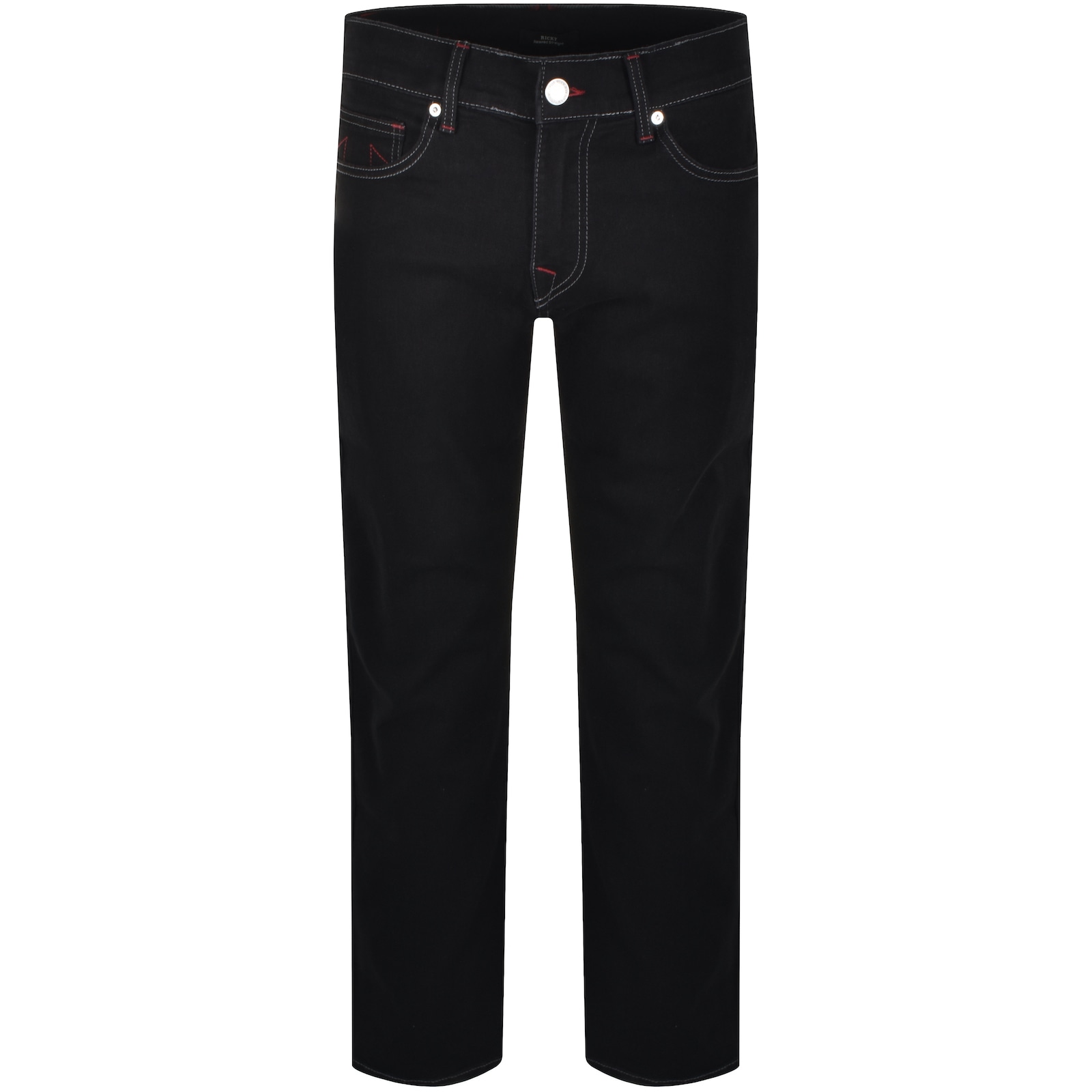 True Religion Ricky Big T Flap Jeans Dark Wash In Black