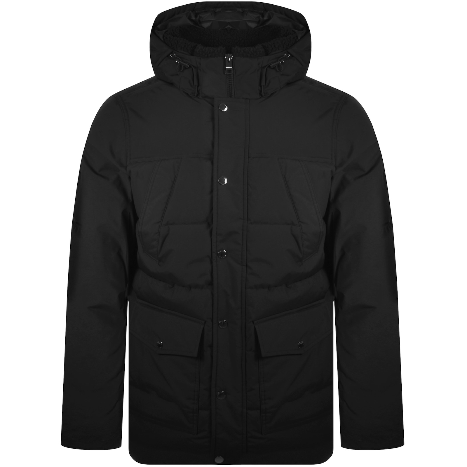 Tommy Hilfiger Rockie Parka Jacket Black In Black
