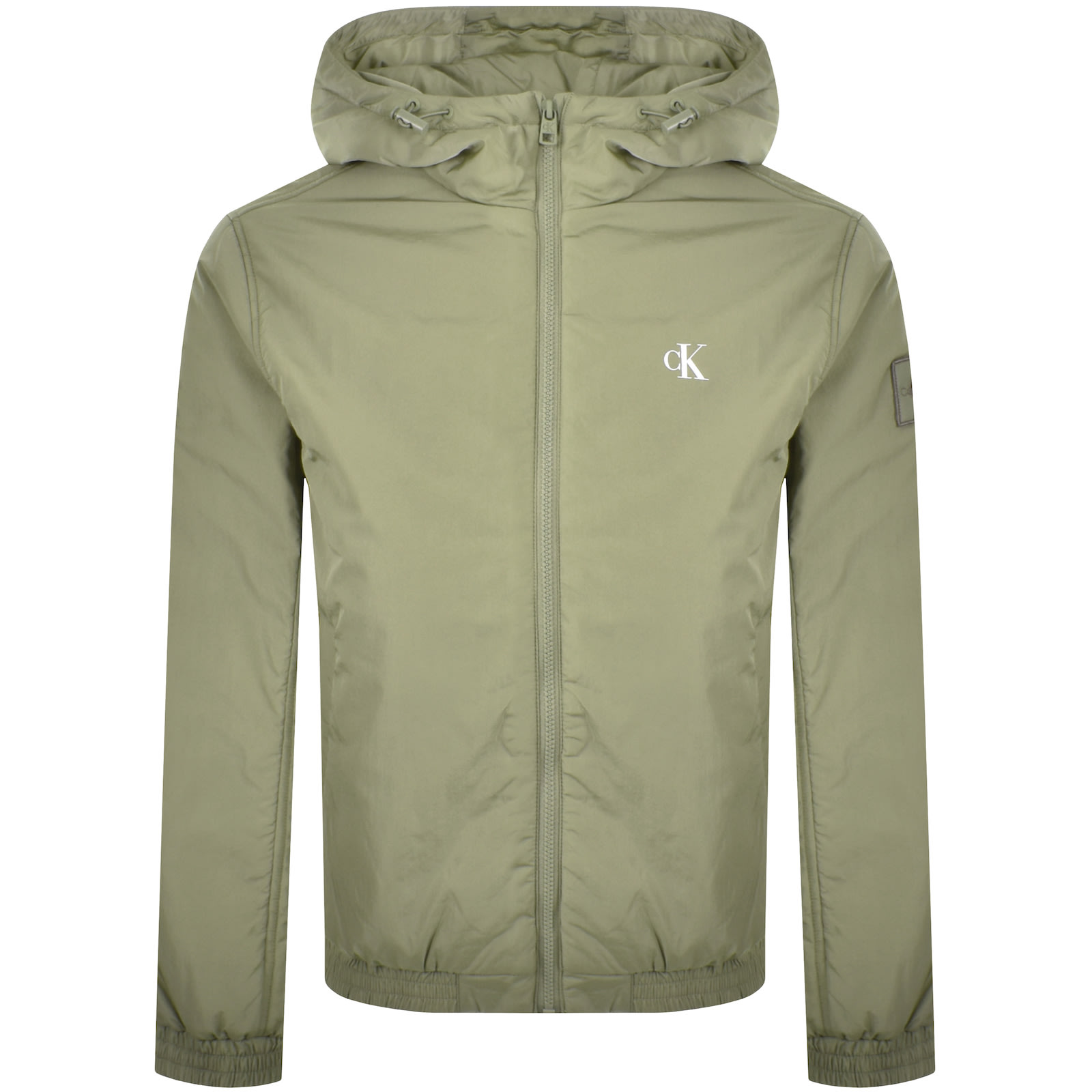 Calvin Klein Jeans Padded Jacket Green In Green