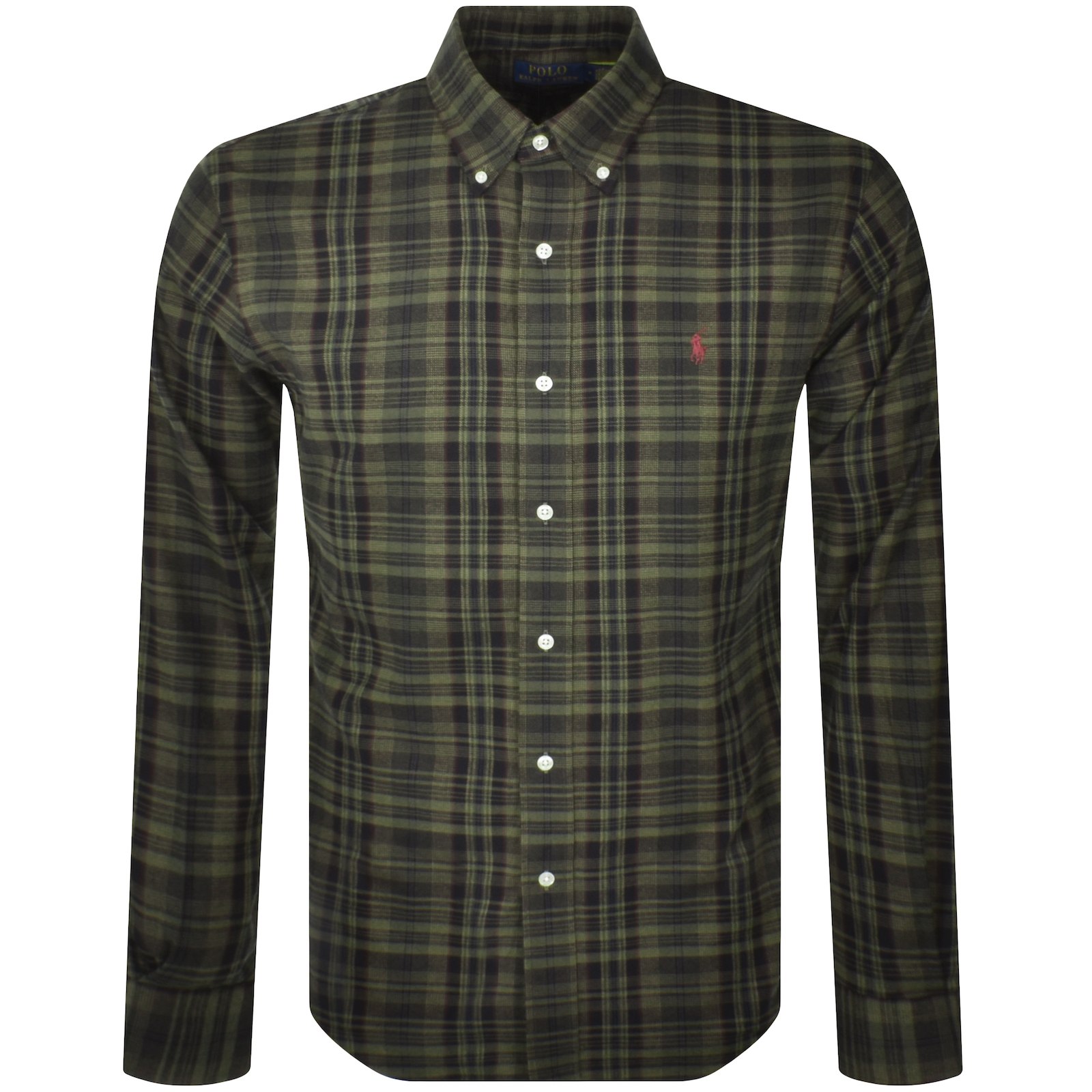 Polo Ralph Lauren Ralph Lauren Check Long Sleeve Shirt Green In Green