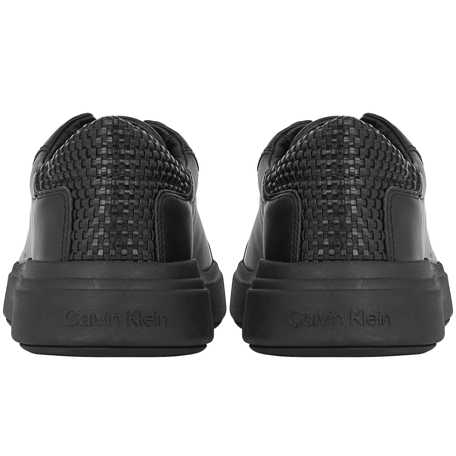 Calvin Klein Low Top Trainers Black In Black