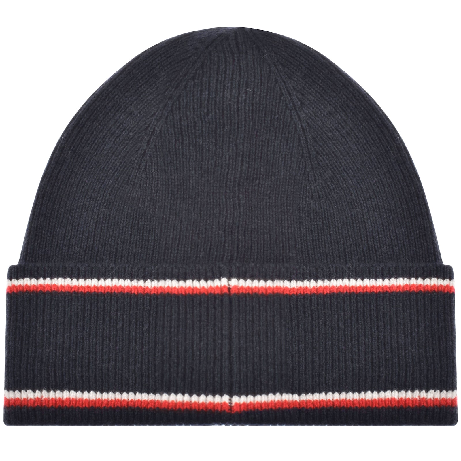 Tommy Hilfiger Corporate Lambs Wool Beanie Navy In Navy