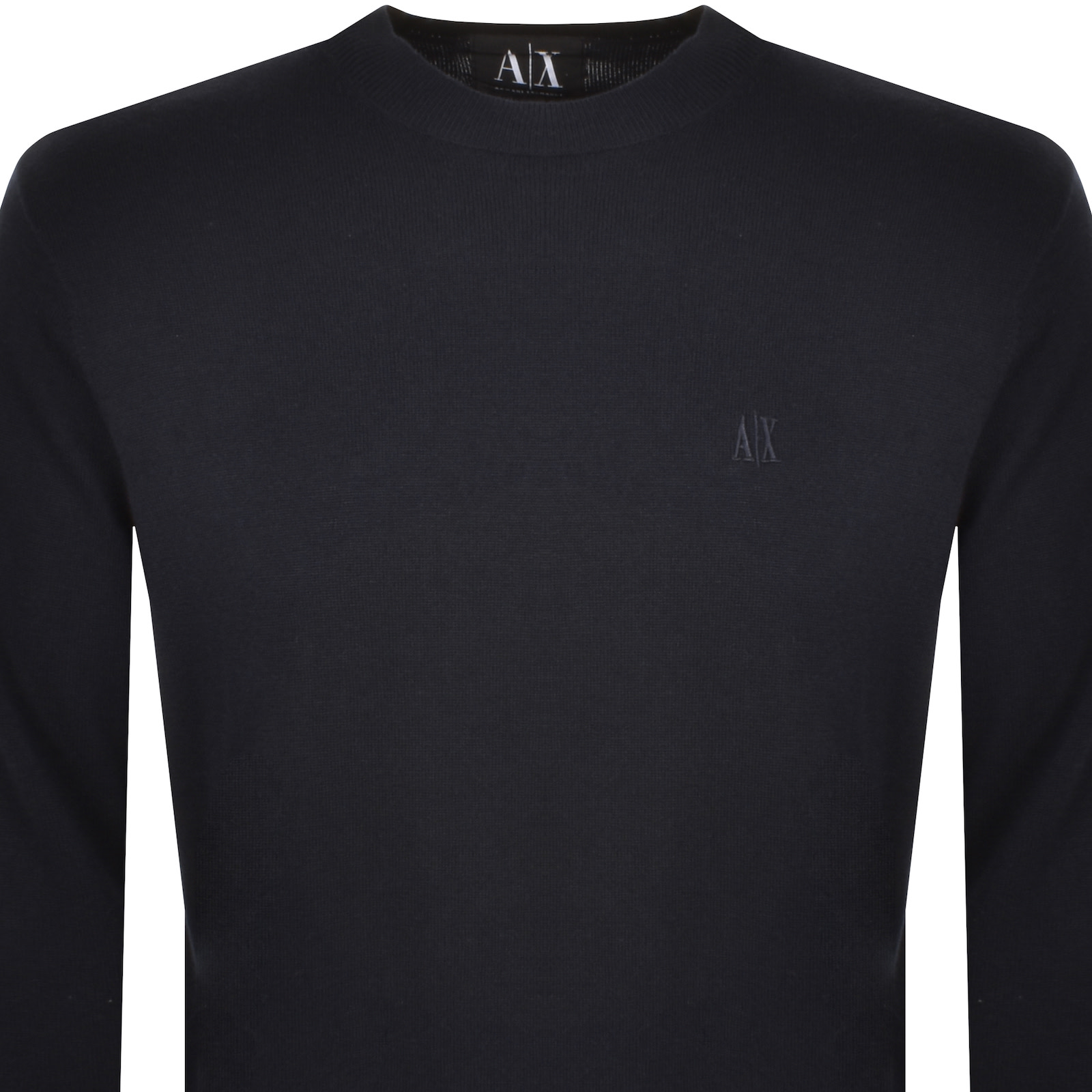 Armani Exchange Knit Jumper Deep Navy In Navy