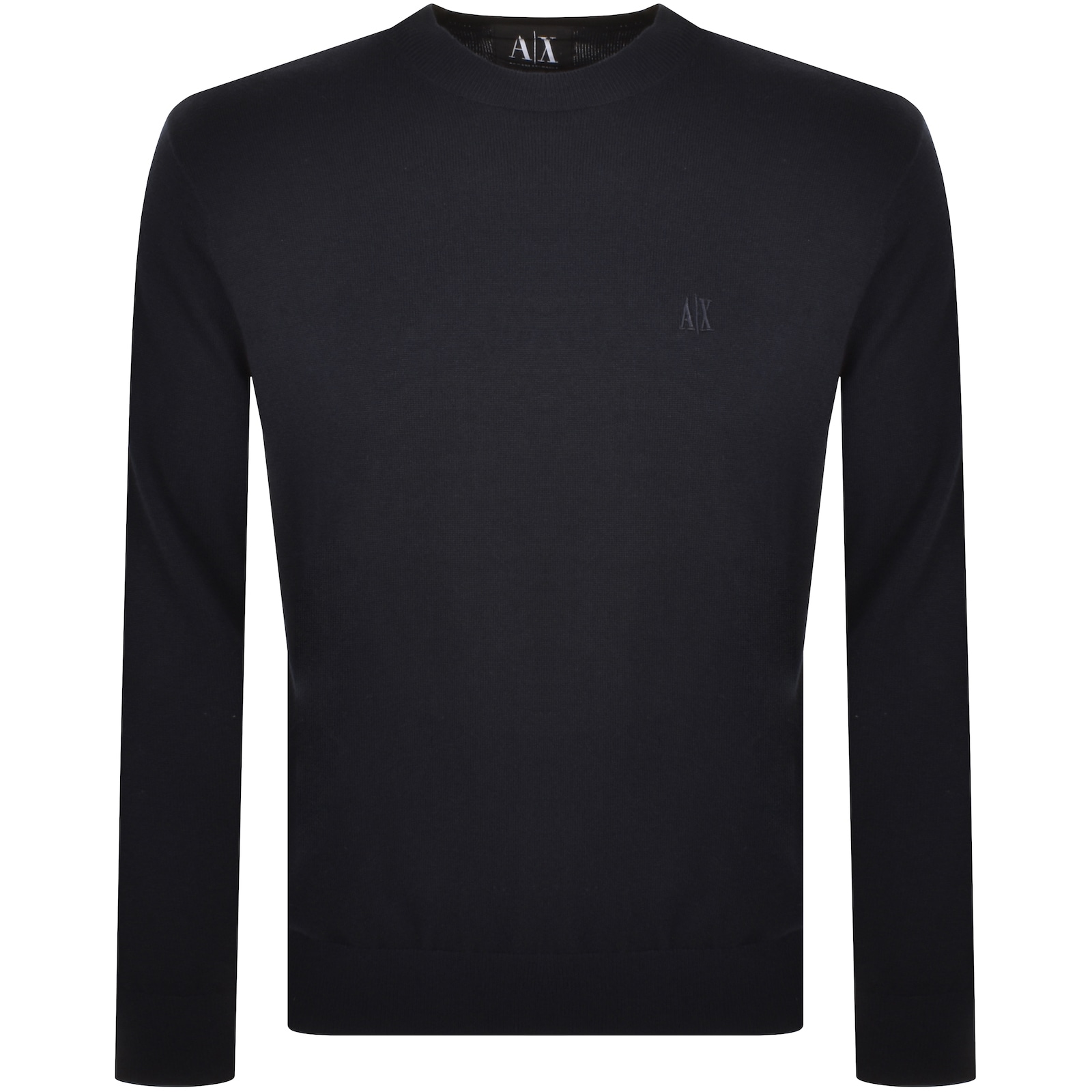 Armani Exchange Knit Jumper Deep Navy In Navy