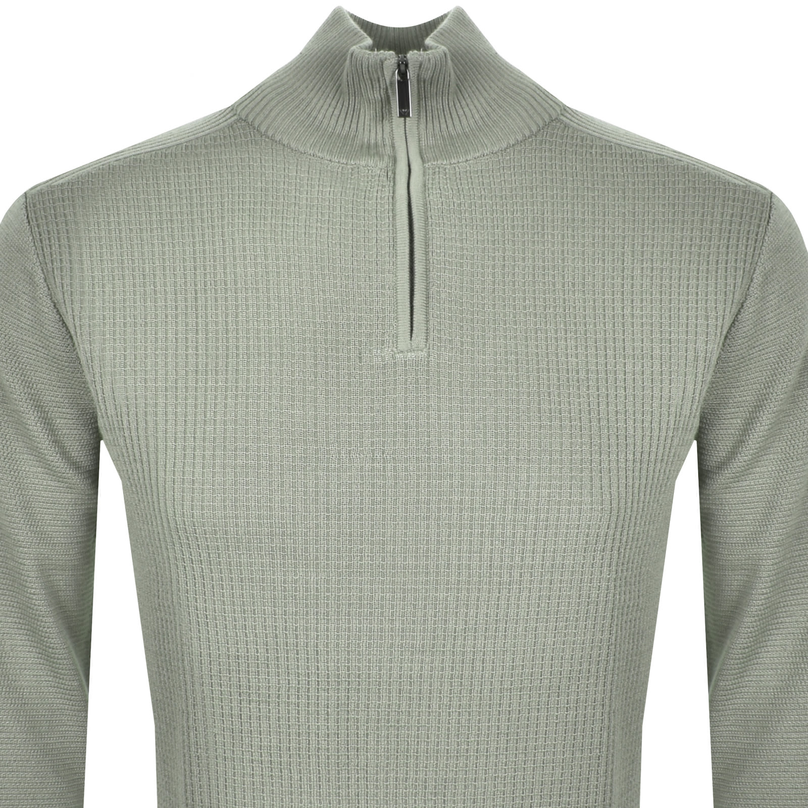 Armani Collezioni Emporio Armani Textured Knit Jumper Grey In Grey