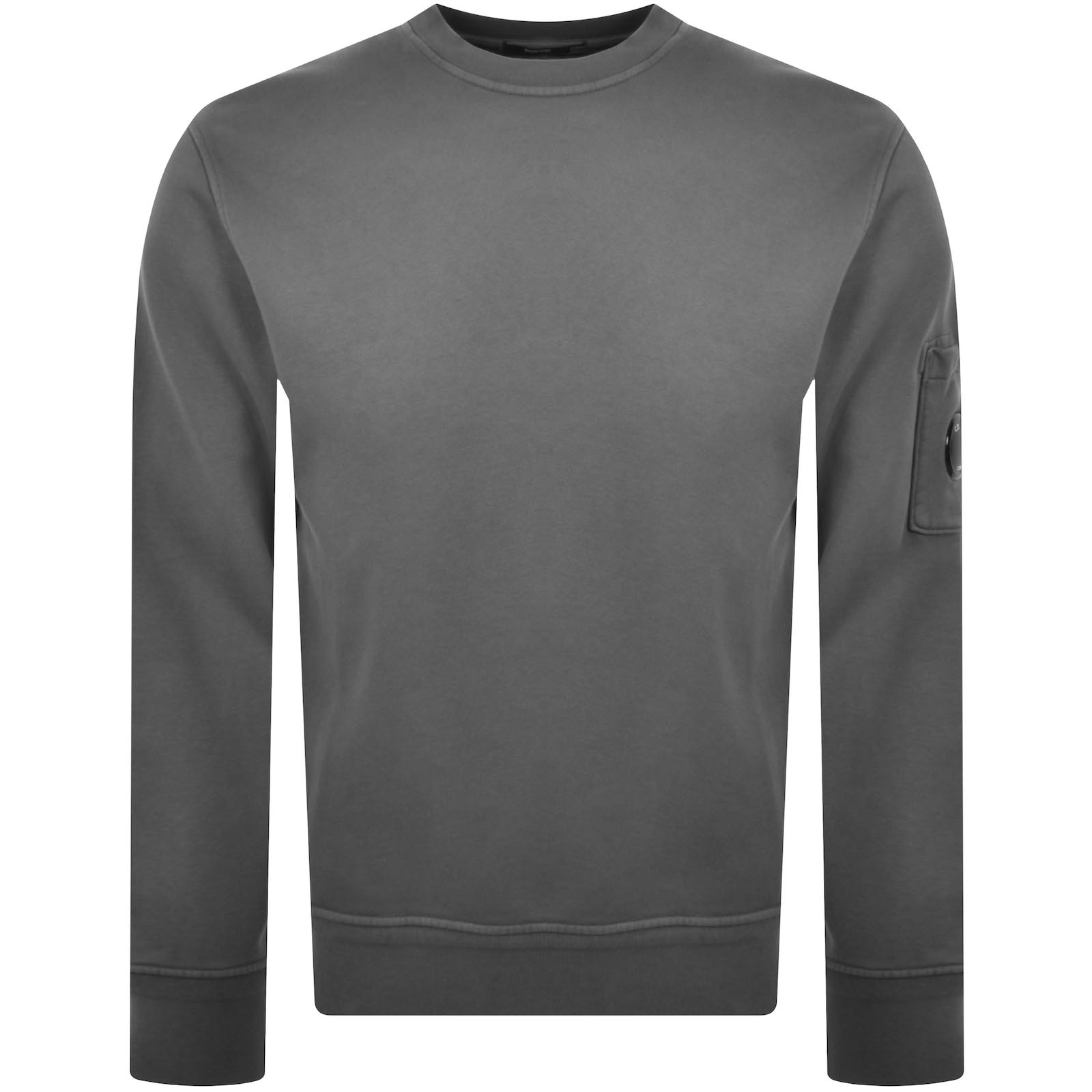 C.p. Company Cp Company Diagonal Sweatshirt Grey In Grey