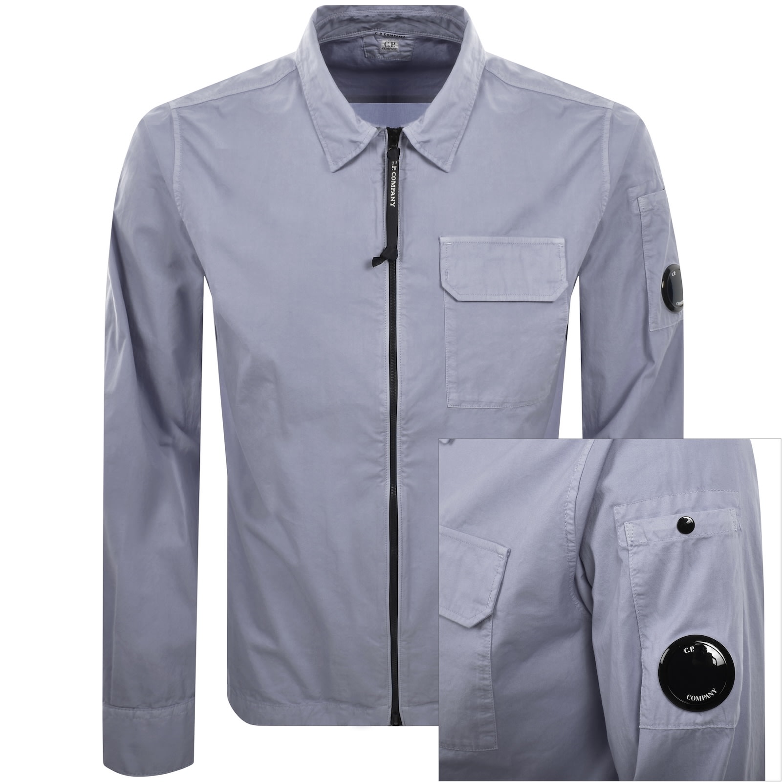 C.p. Company Cp Company Gabardine Overshirt Purple