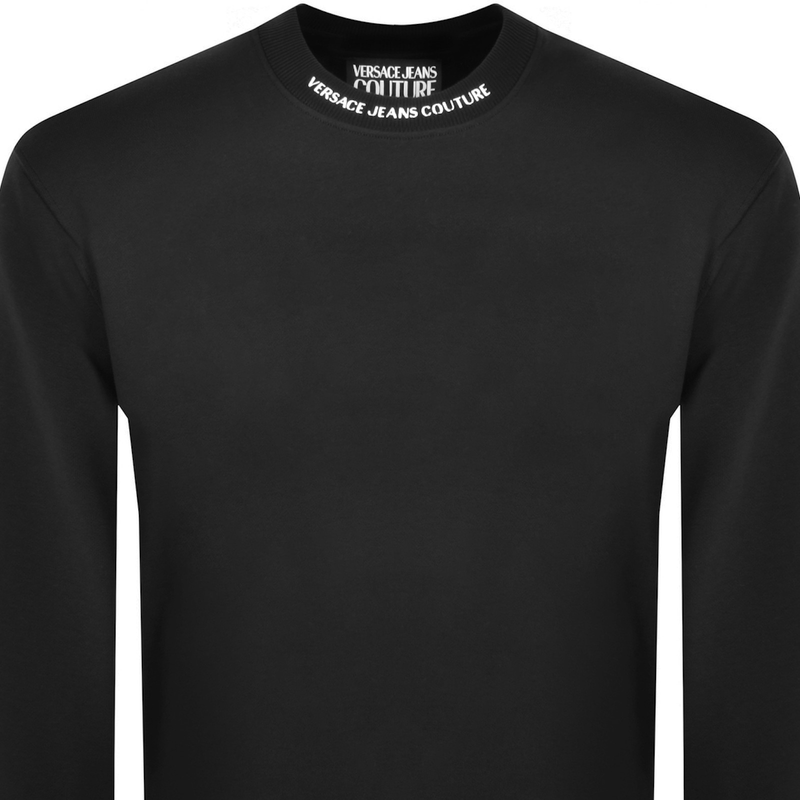 Versace Jeans Couture Collar Sweatshirt Black In Black