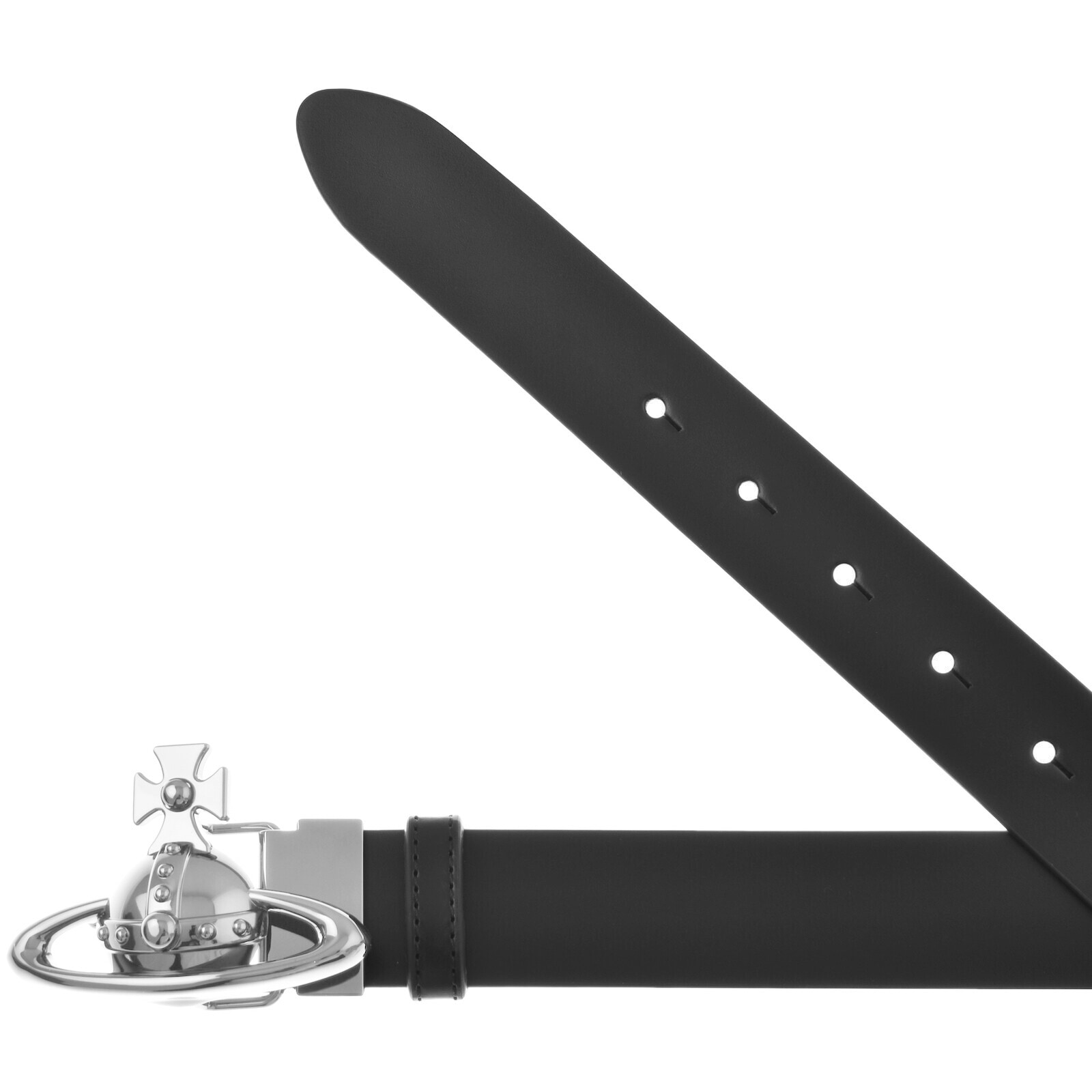 VIVIENNE WESTWOOD VIVIENNE WESTWOOD ORB BUCKLE BELT BLACK