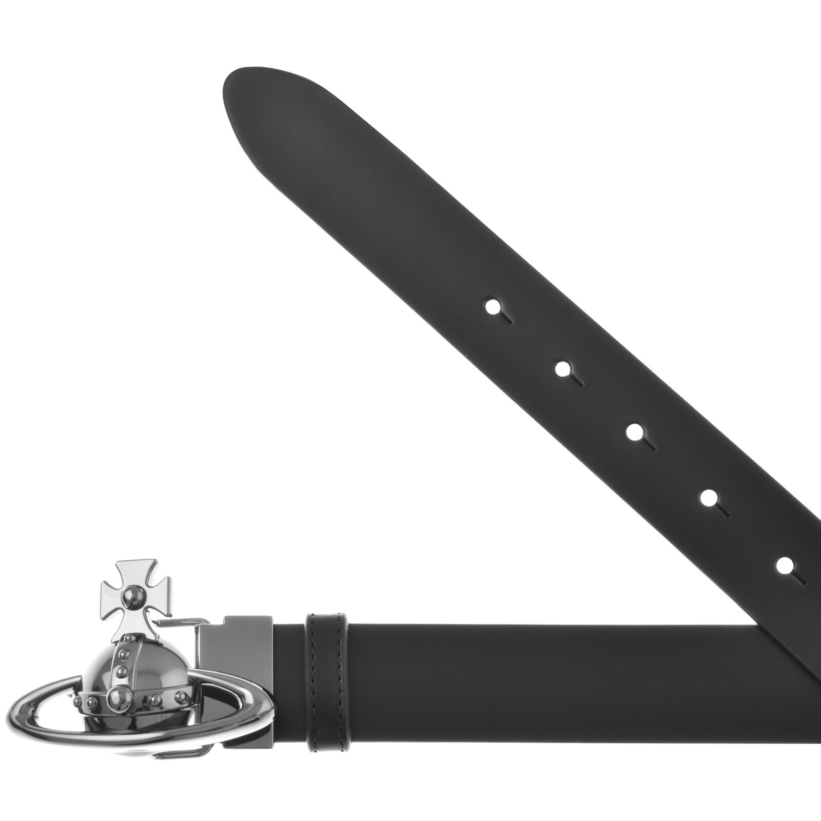 VIVIENNE WESTWOOD VIVIENNE WESTWOOD ORB BUCKLE BELT BLACK