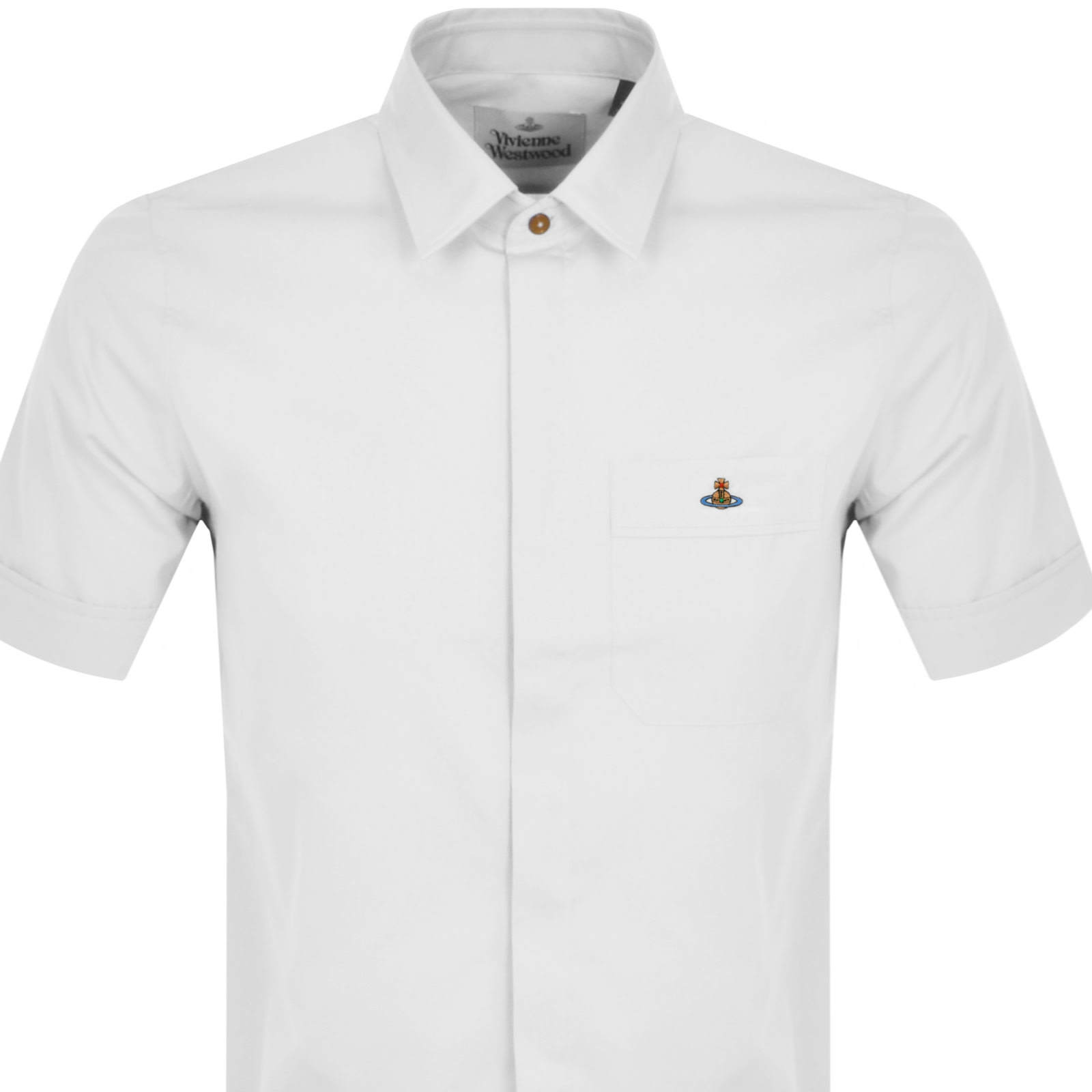 Vivienne Westwood Short Sleeved Shirt White In White