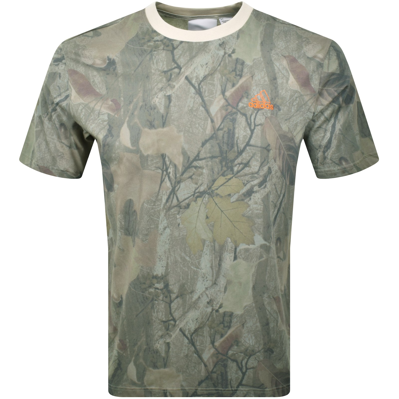 Adidas Sportswear Adidas Originals Camo Loose Fit T Shirt Green In Green