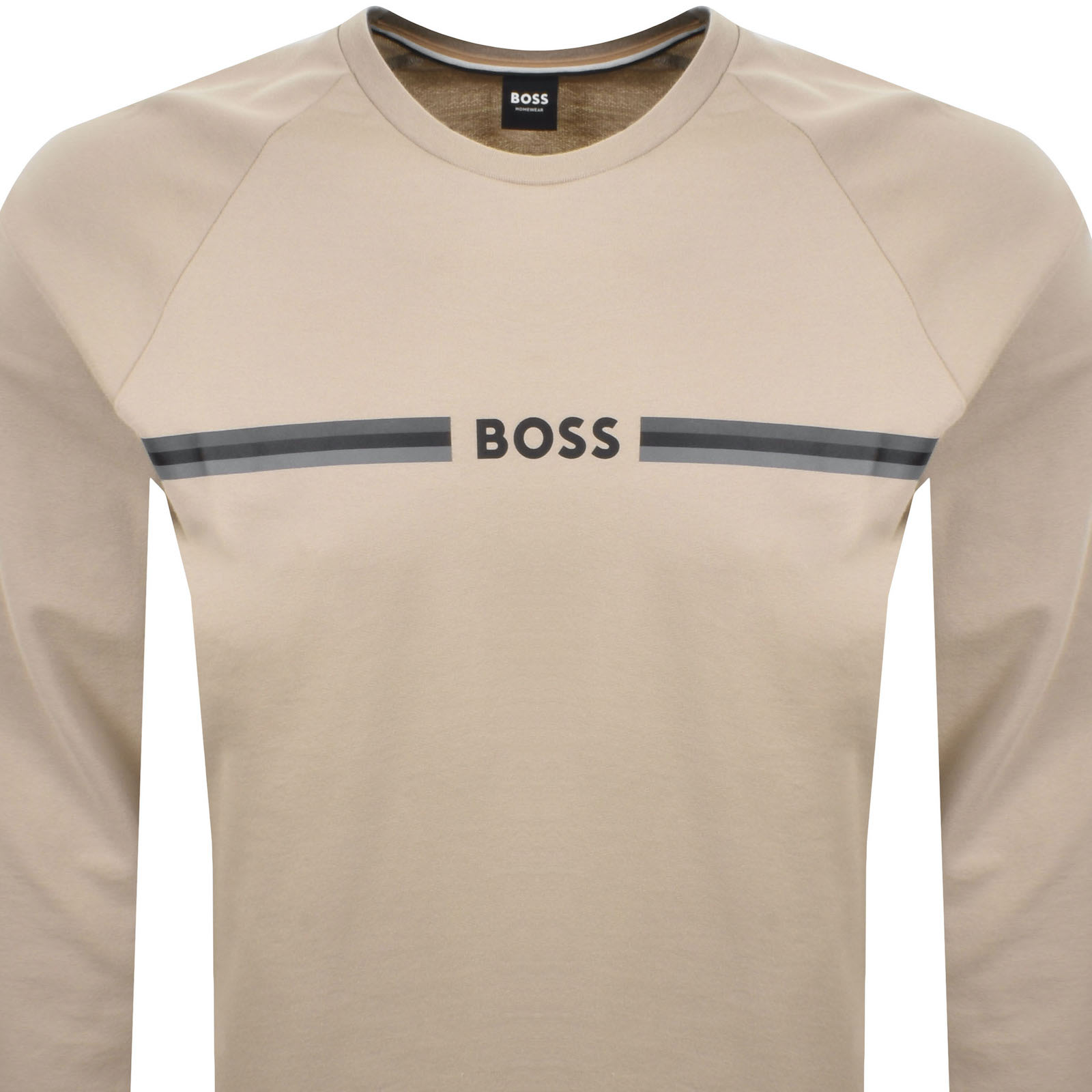 HUGO BOSS BOSS AUTHENTIC SWEATSHIRT LIGHT BEIGE