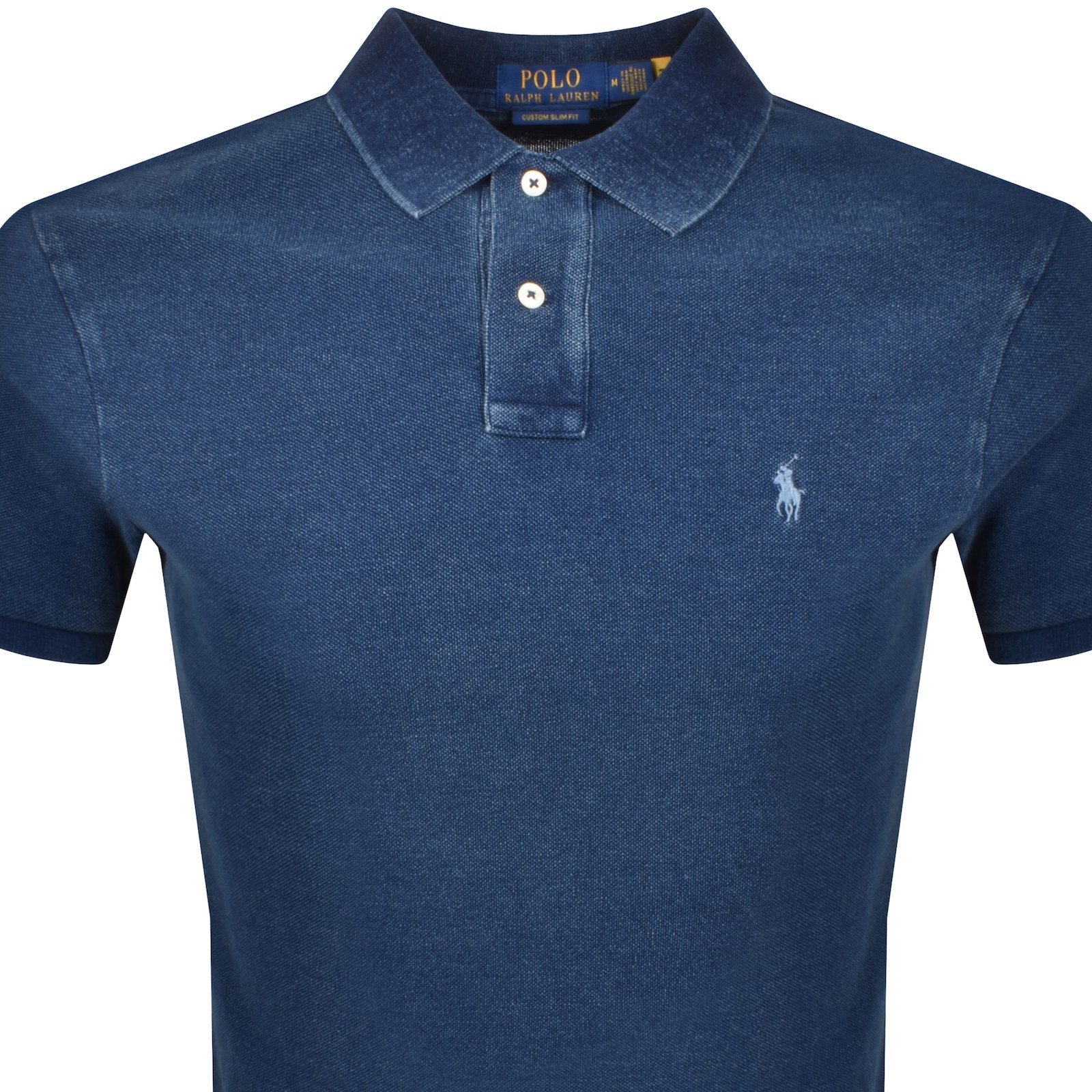 Polo Ralph Lauren Ralph Lauren Short Sleeved Knit Polo T Shirt Blue In Blue