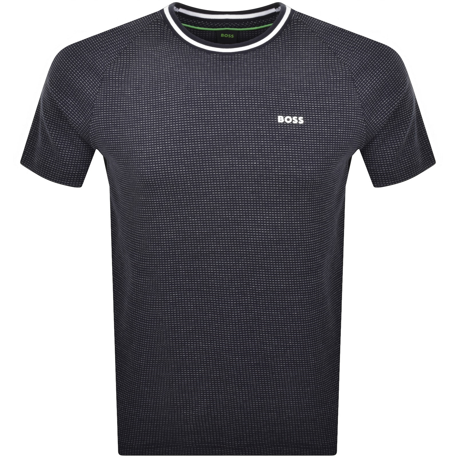 Shop Boss Athleisure Boss Tee Tape T Shirt Navy