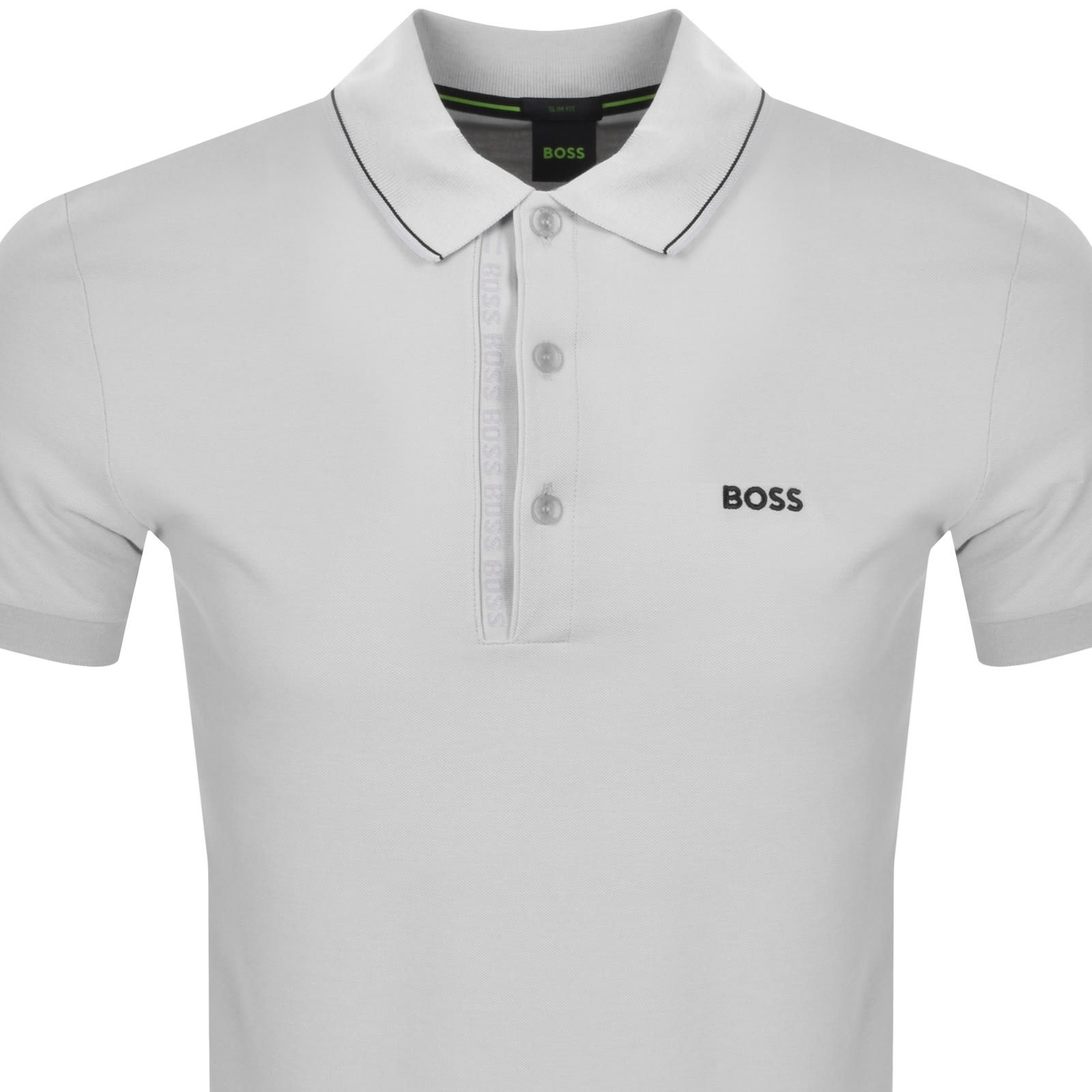 Shop Boss Athleisure Boss Paul 4 Polo T Shirt Light Grey