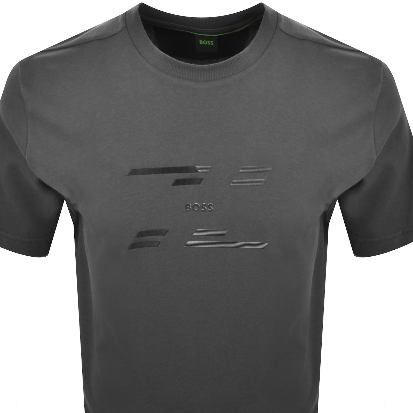 Shop Boss Athleisure Boss Tee Tape T Shirt Grey