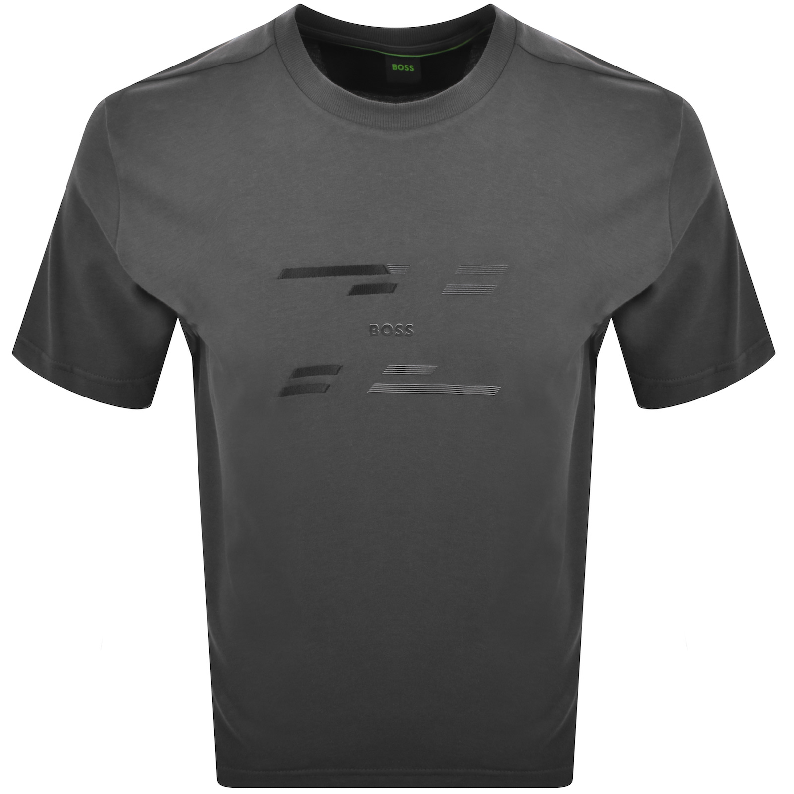 Shop Boss Athleisure Boss Tee Tape T Shirt Grey