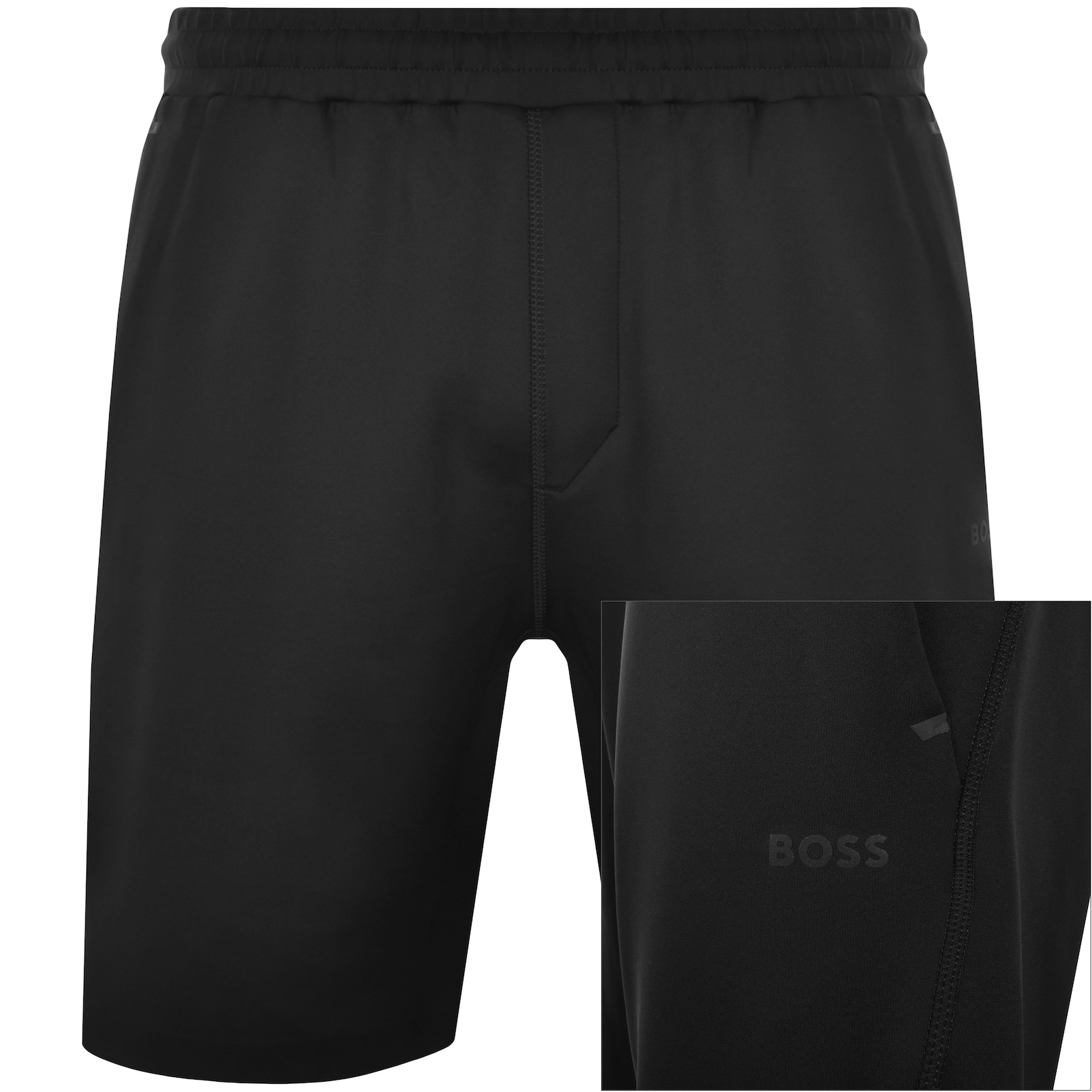 BOSS ATHLEISURE BOSS HECON ACTIVE SHORTS BLACK 