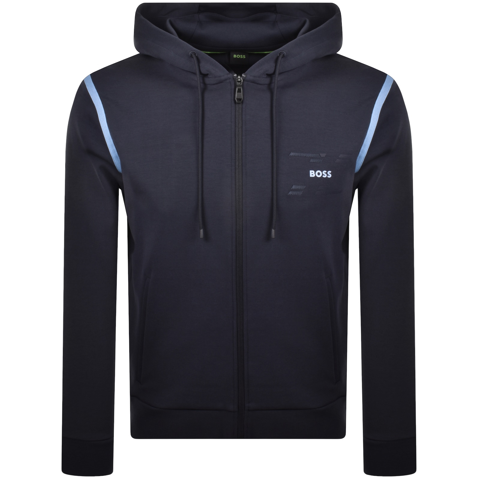Shop Boss Athleisure Boss Saggy Tape Hoodie Navy