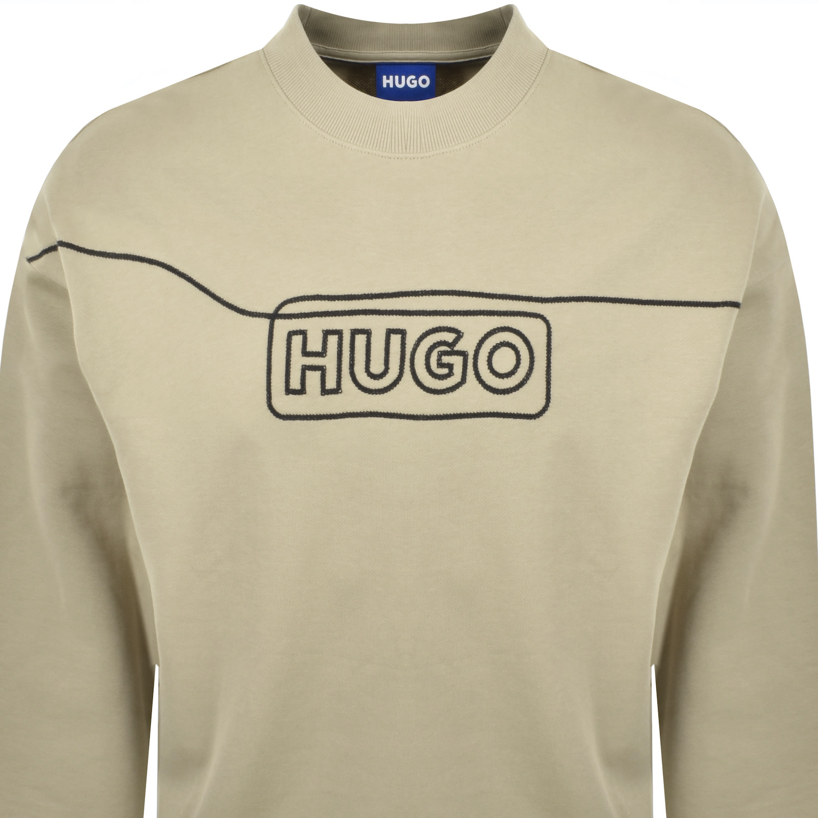 Hugo Blue Noideryos Sweatshirt Medium Beige In Beige