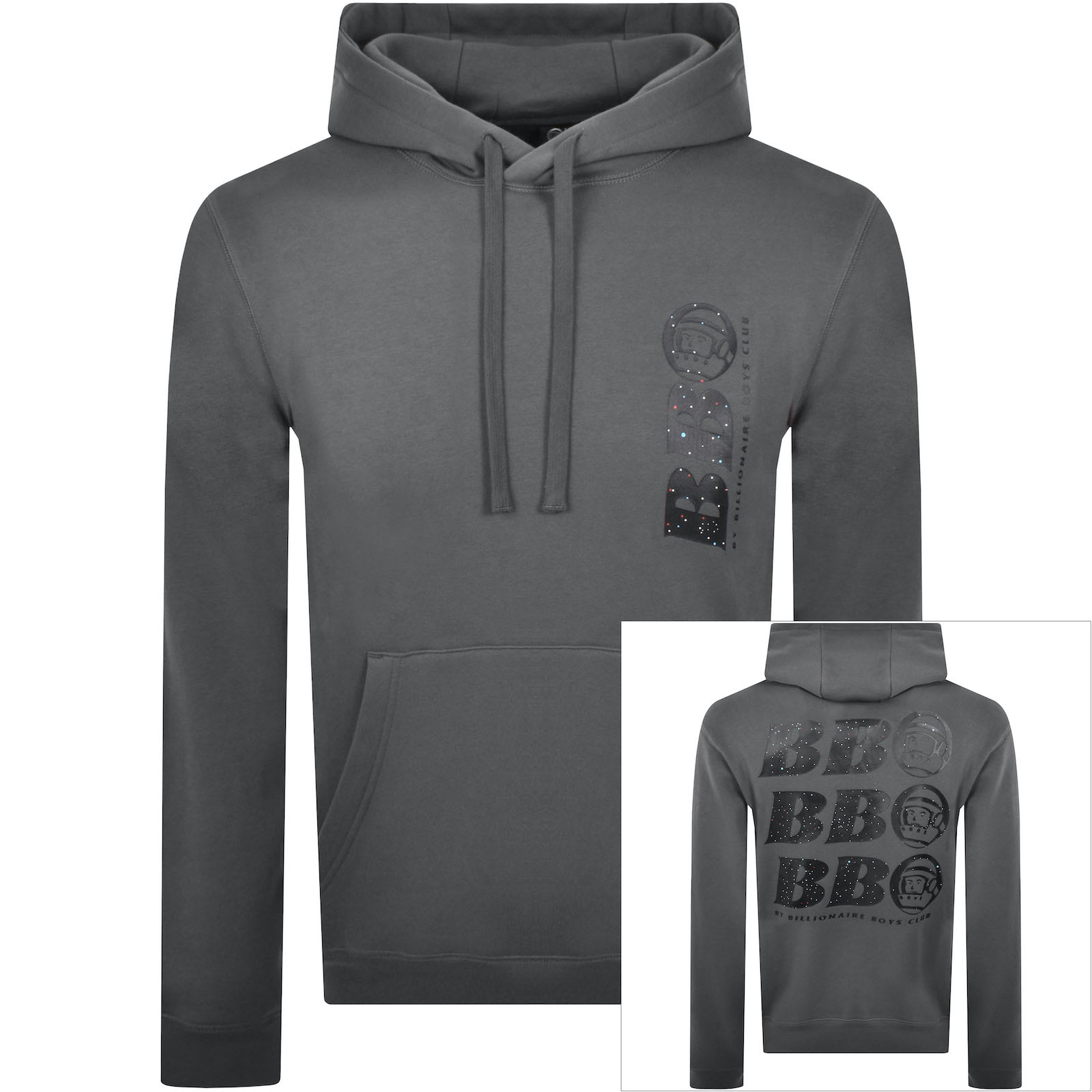 Billionaire Boys Club Astro Logo Hoodie Grey In Grey