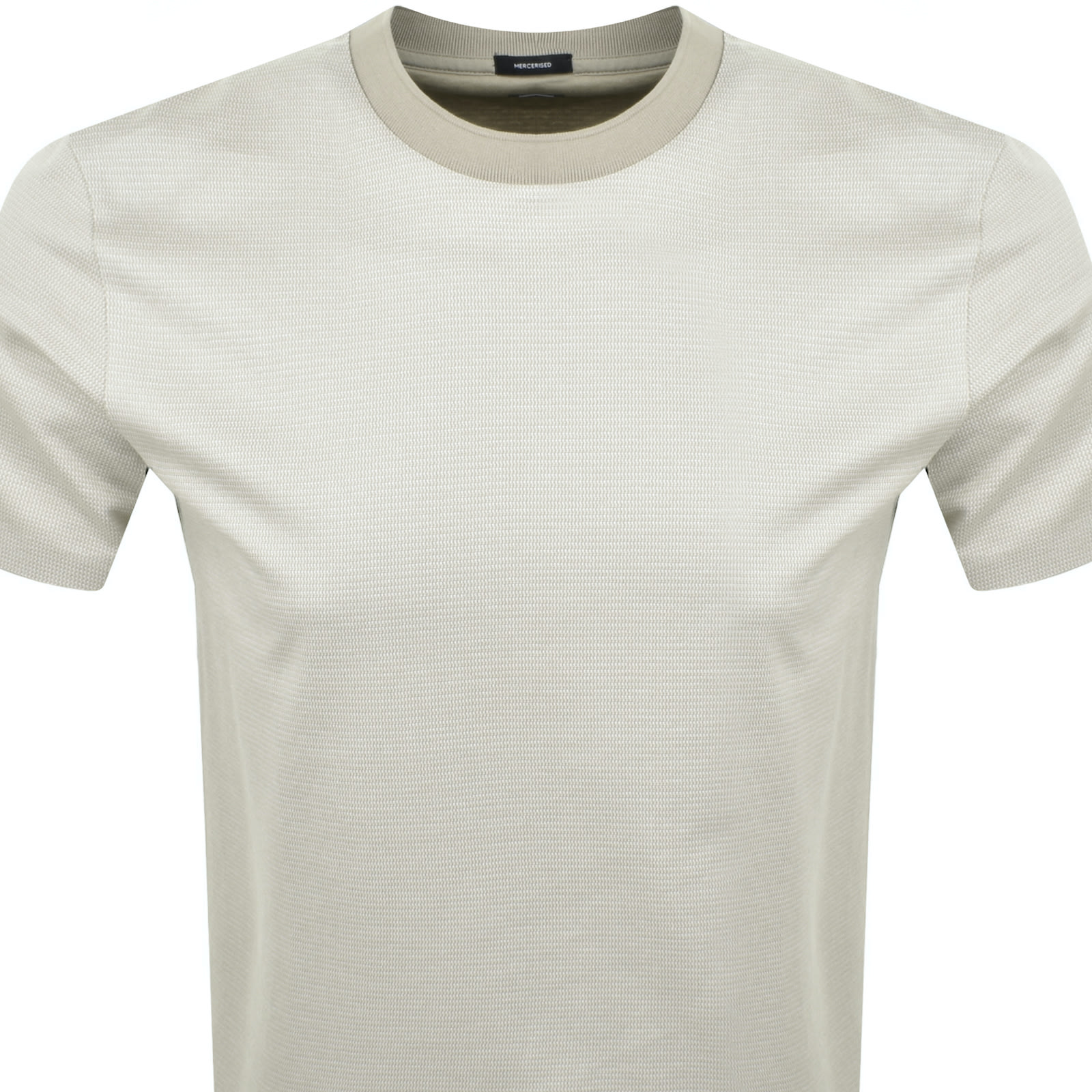 Hugo Boss Boss H Thompson 432 Jersey T Shirt Beige In Beige