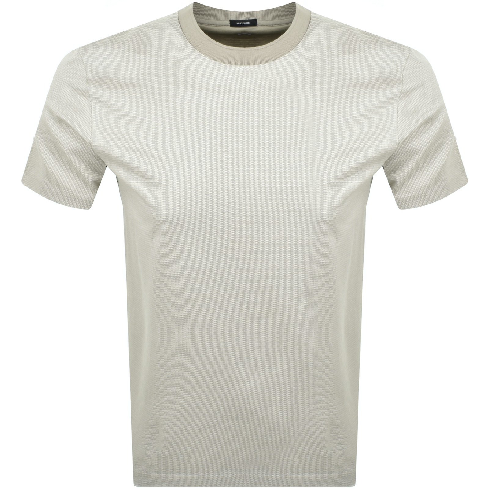 Hugo Boss Boss H Thompson 432 Jersey T Shirt Beige In Beige