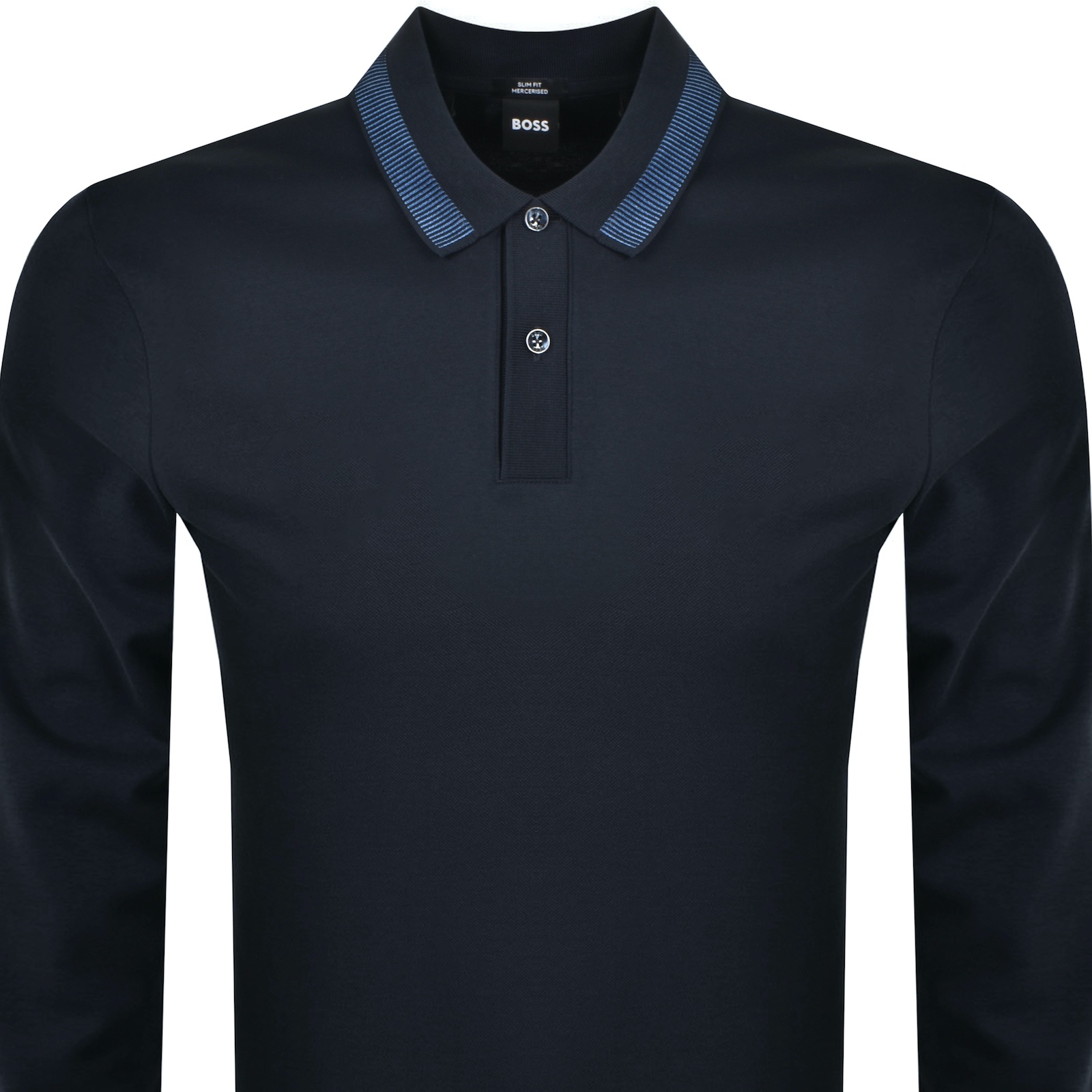 Hugo Boss Boss H Pleins Slim Fit Polo T Shirt Navy In Navy