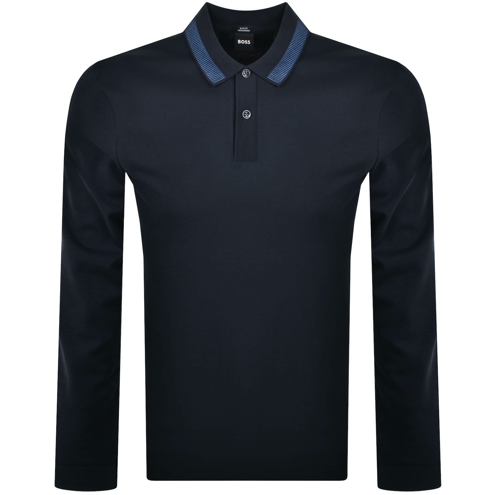 Hugo Boss Boss H Pleins Slim Fit Polo T Shirt Navy In Navy