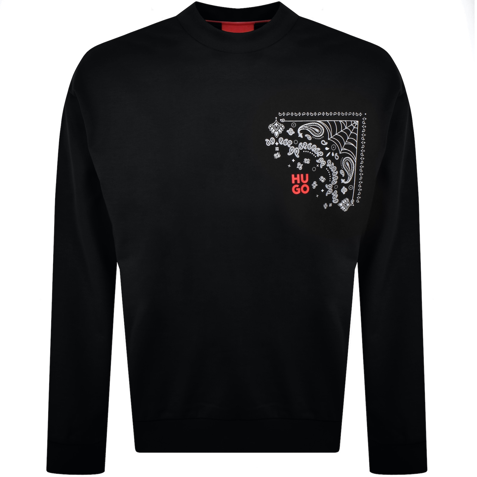 HUGO BOSS HUGO DERUMKEK SWEATSHIRT BLACK