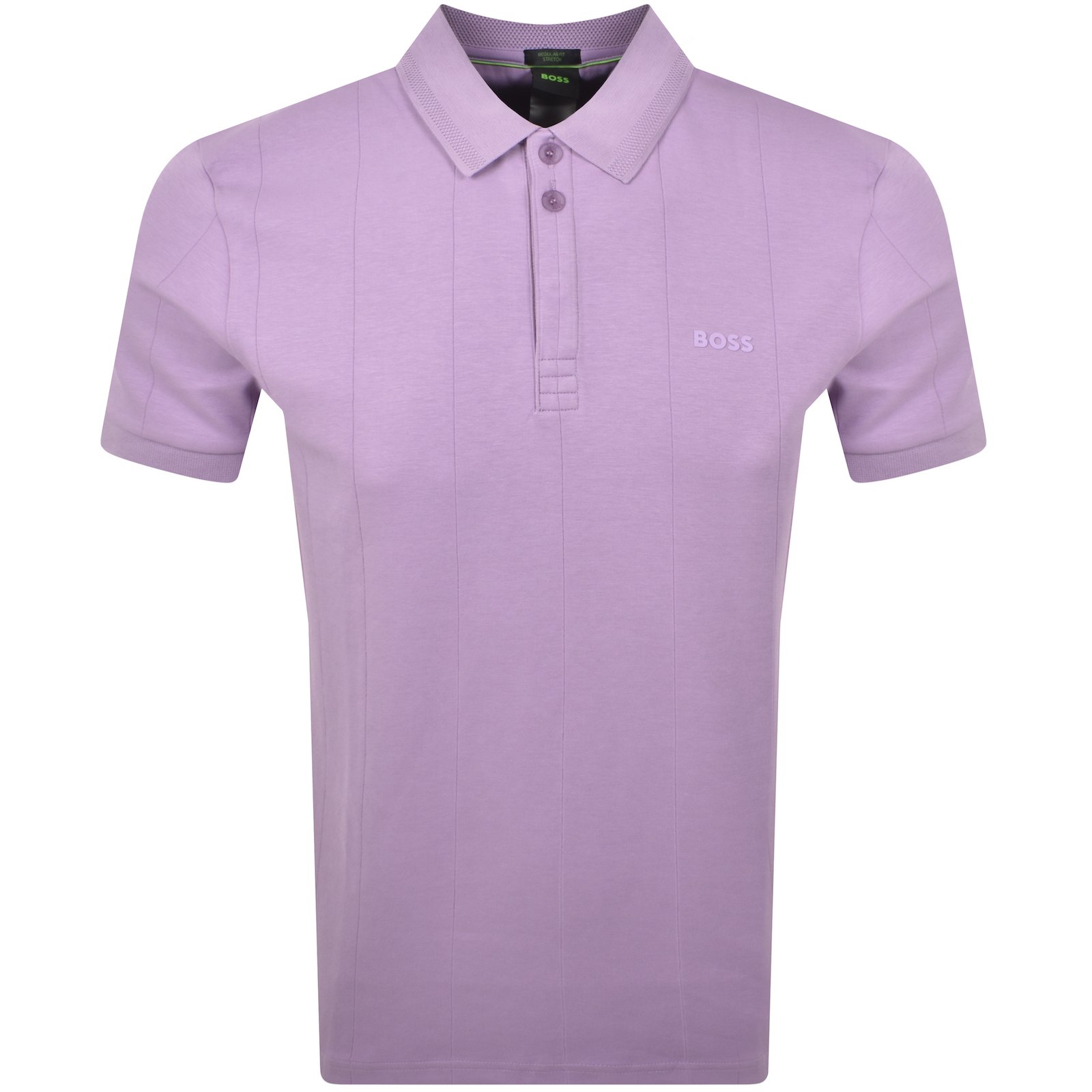 Shop Boss Athleisure Boss Paddy Drop Needle Polo T Shirt Lilac