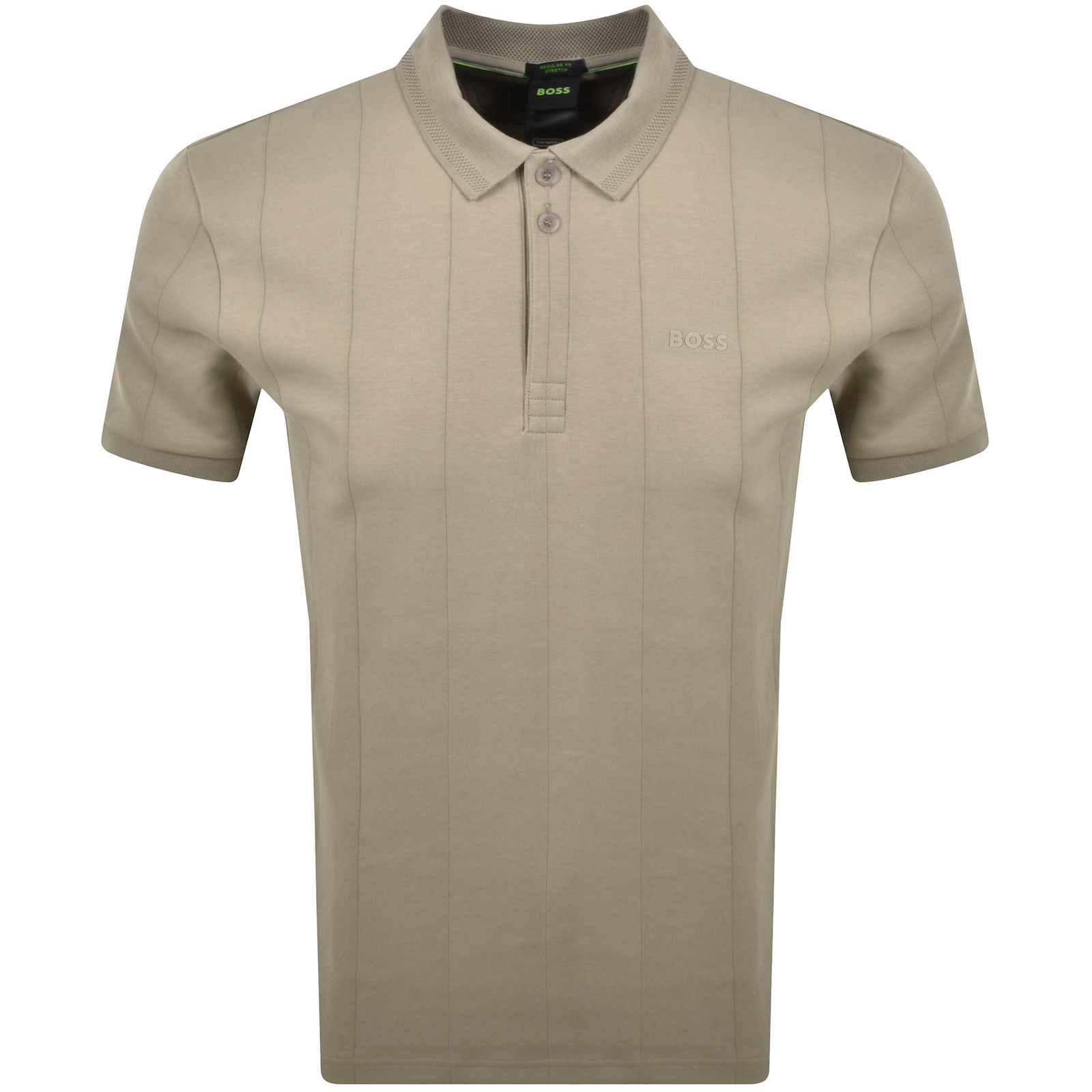 Shop Boss Athleisure Boss Paddy Drop Needle Polo Green