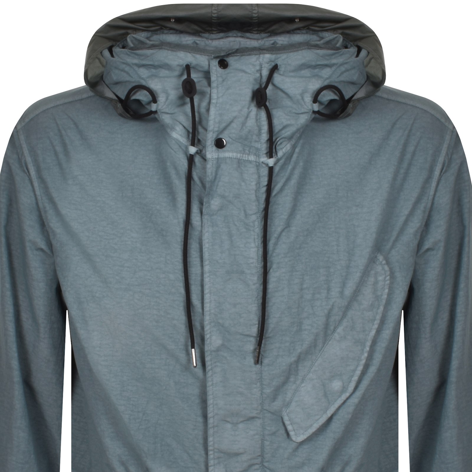 C P COMPANY CP COMPANY FISHTAIL PARKA LONG JACKET BLUE