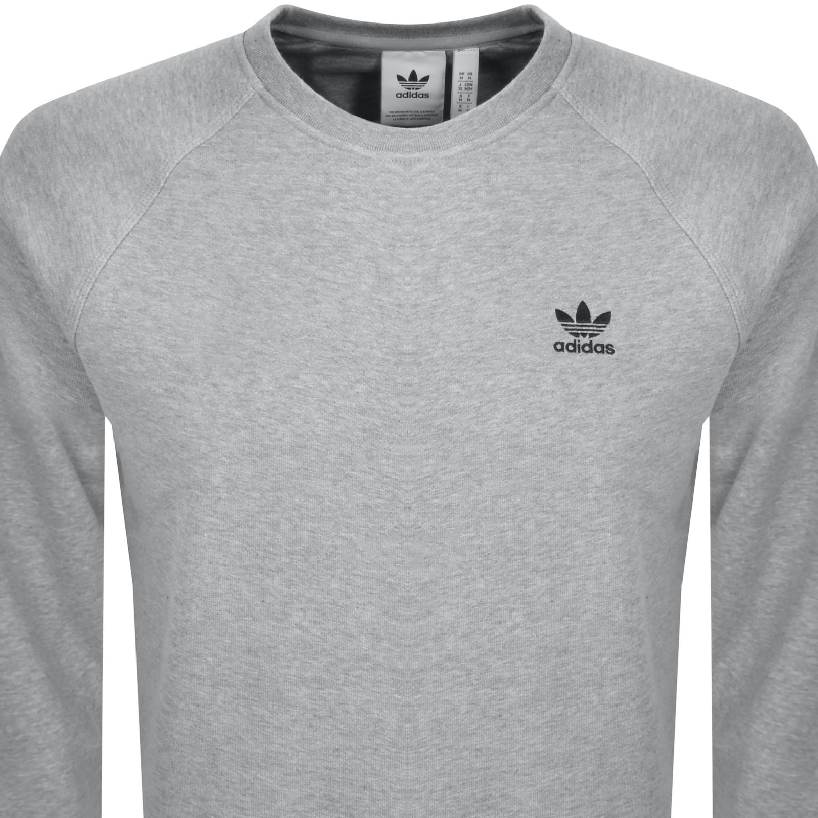 ADIDAS ORIGINALS ADIDAS ORIGINALS CREW NECK SWEATSHIRT GREY