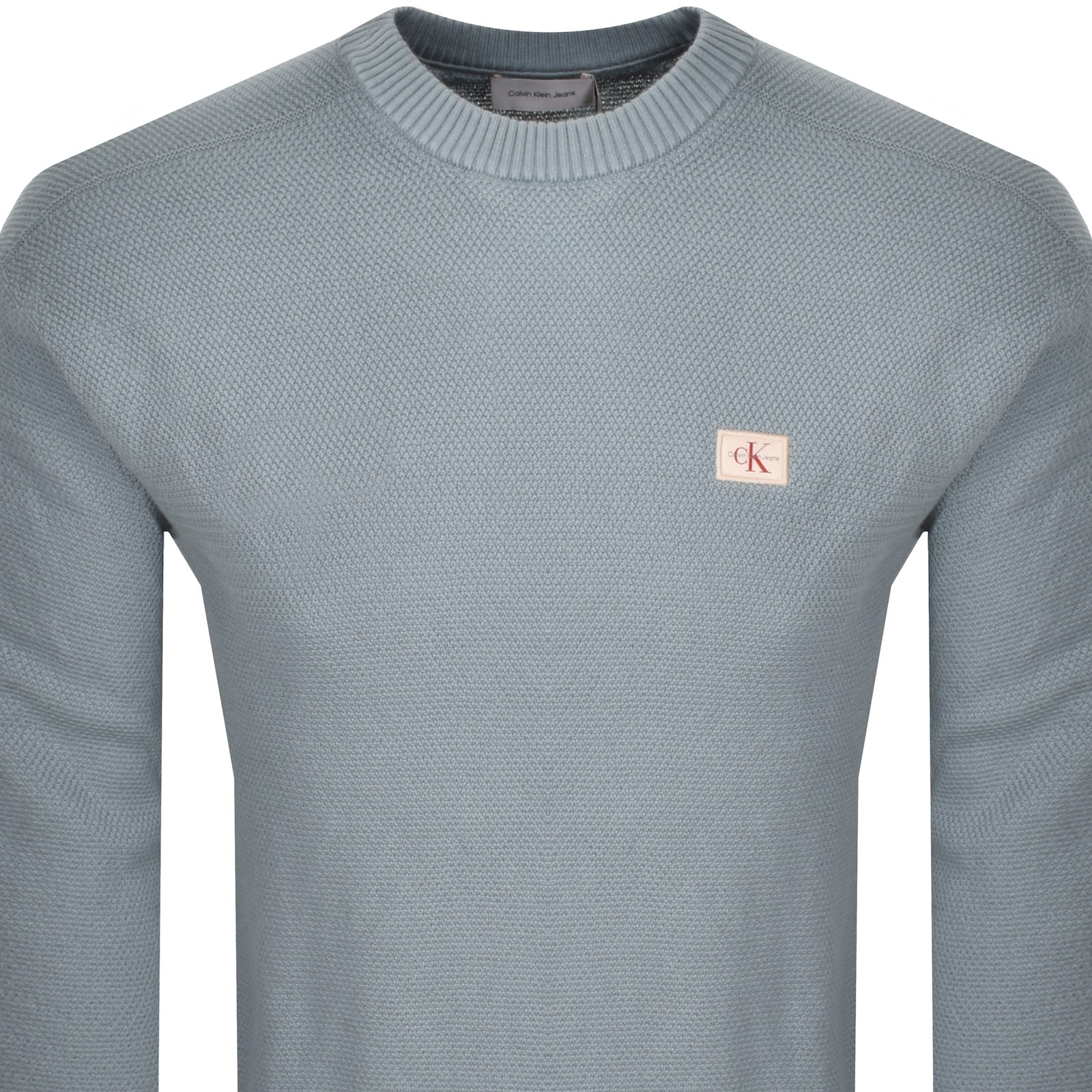 CALVIN KLEIN CALVIN KLEIN JEANS TEXTURE JUMPER BLUE
