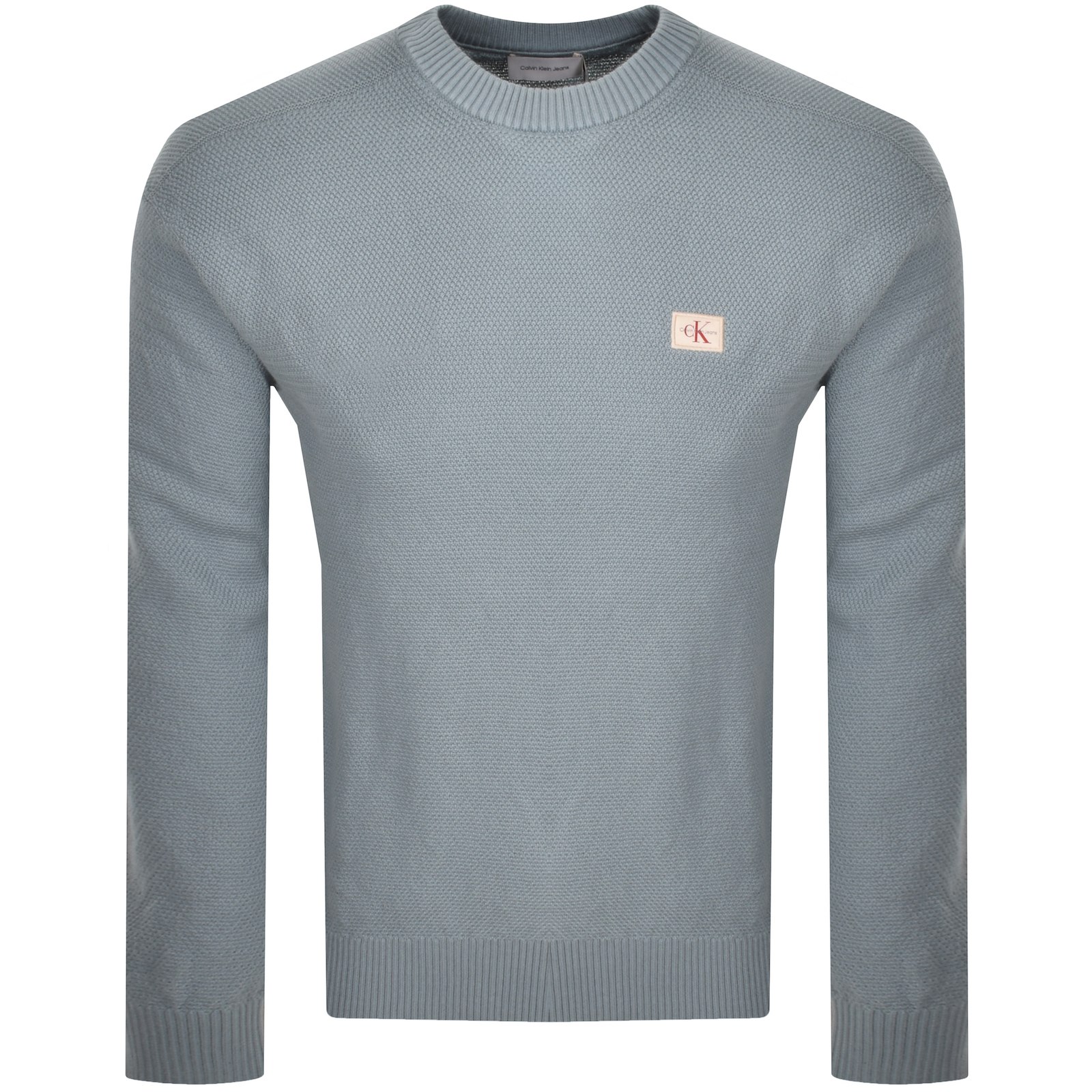 CALVIN KLEIN CALVIN KLEIN JEANS TEXTURE JUMPER BLUE