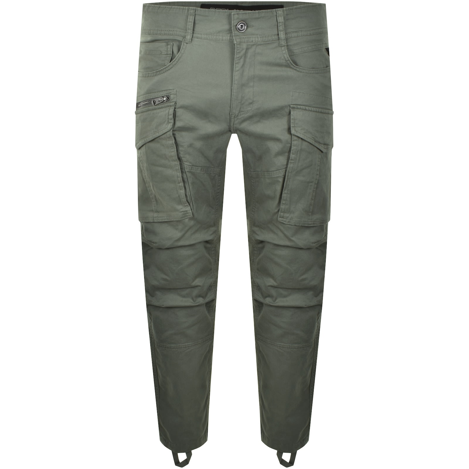Replay Joe Cargo Trousers Green In Green
