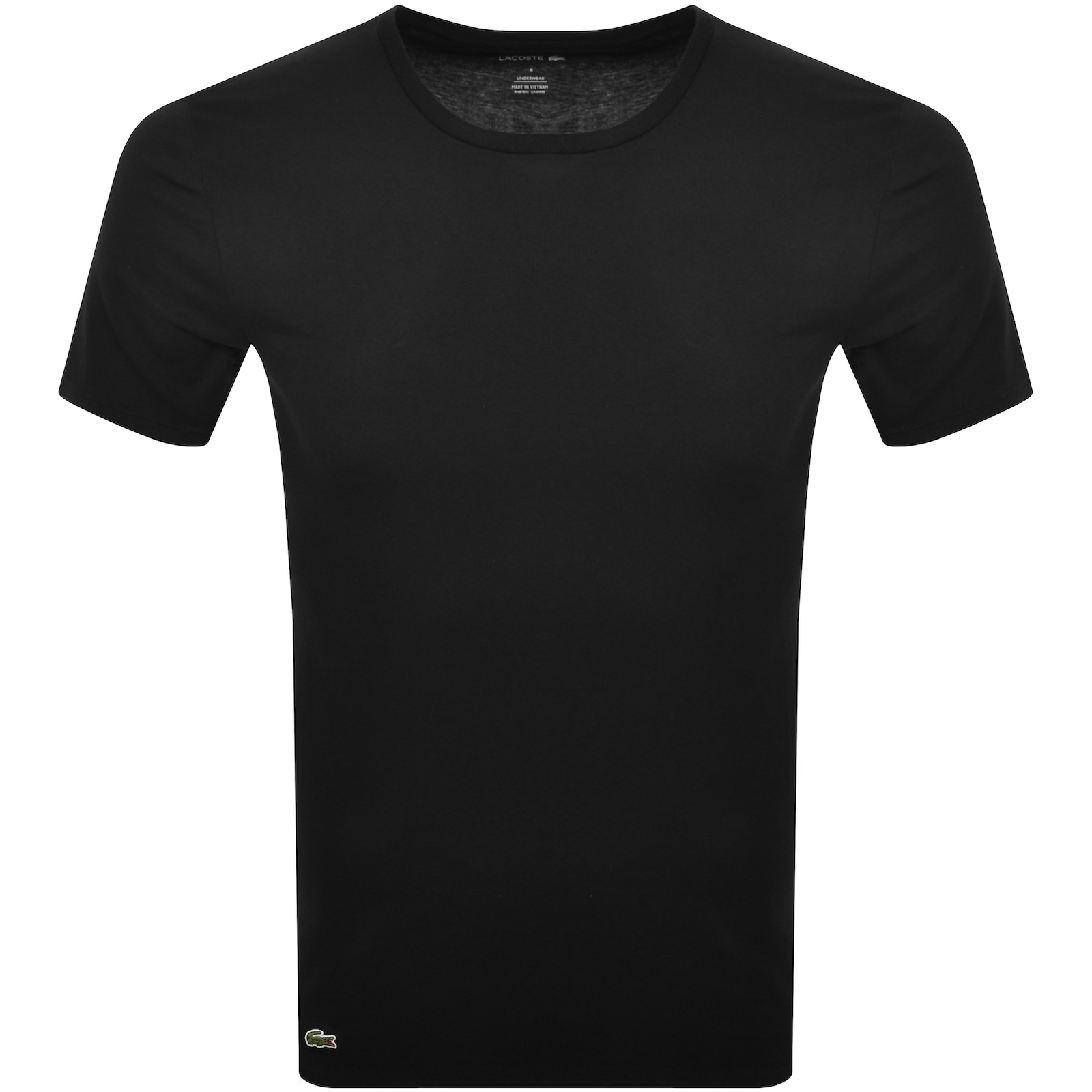 LACOSTE LACOSTE 3 PACK T SHIRTS BLACK