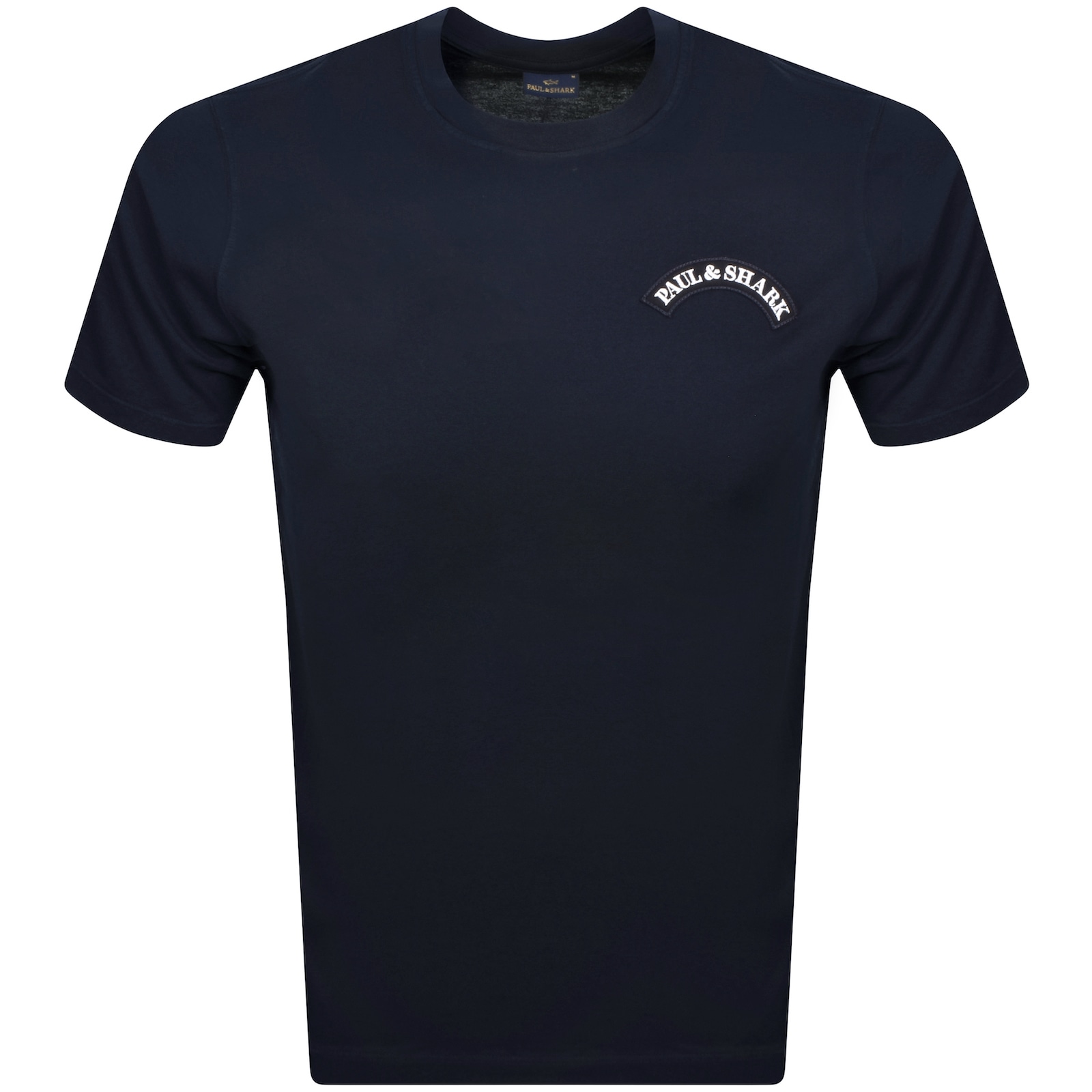 PAUL & SHARK PAUL AND SHARK PRINTED SHARK T SHIRT NAVY